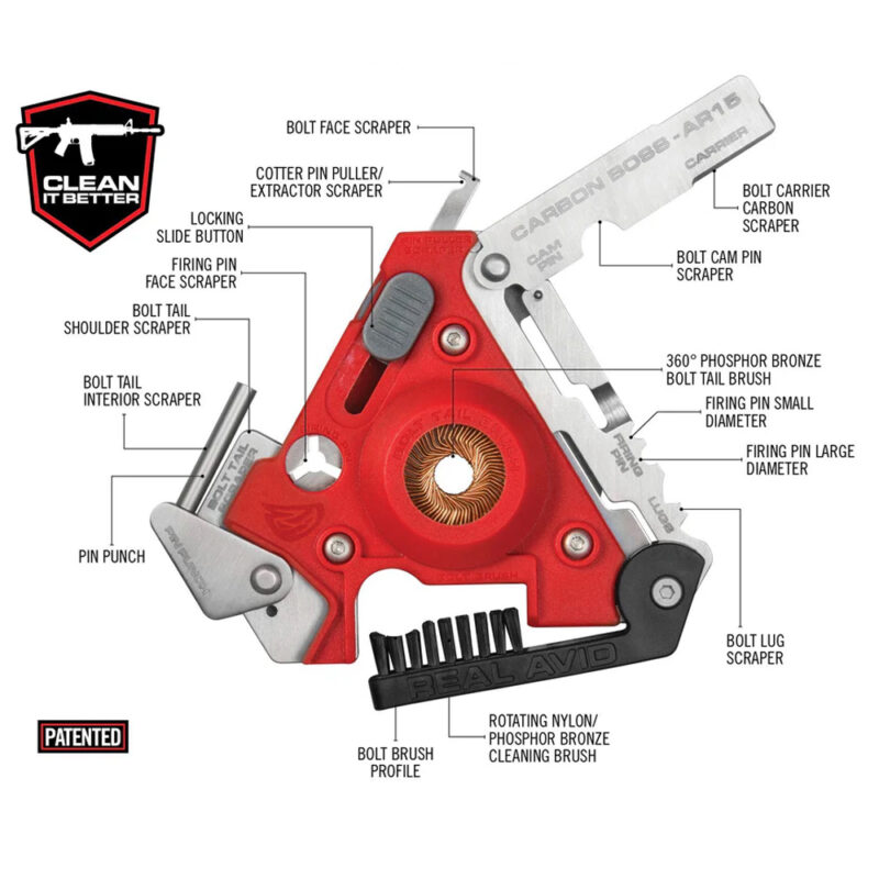 Real Avid Multitool do czyszczenia AR-15 Carbon Boss - obrazek 2