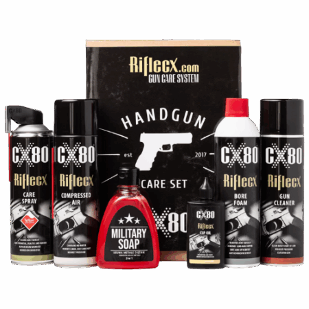 Zestaw do konserwacji borni Riflecx cx80 Handgun Set