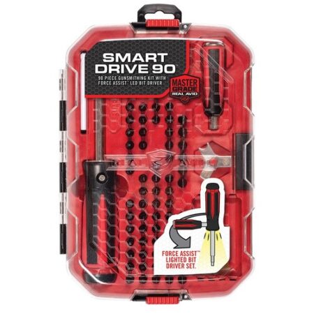 Real Avid - Śrubokręt rusznikarski z latarką Smart Drive 90  87 bitów