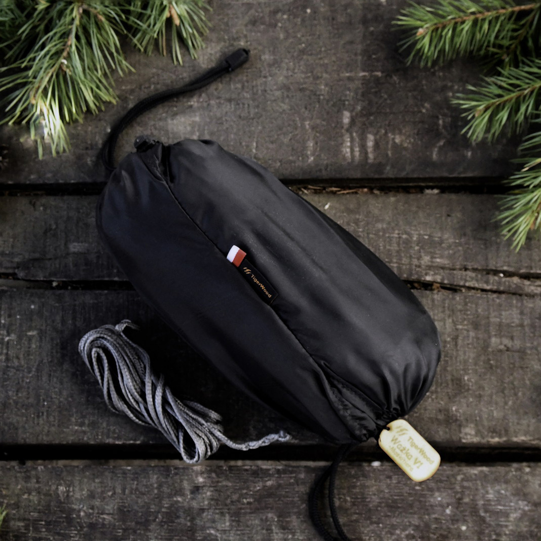 Hamak TigerWood Ważka V1 z moskitierą czarny - obrazek 2