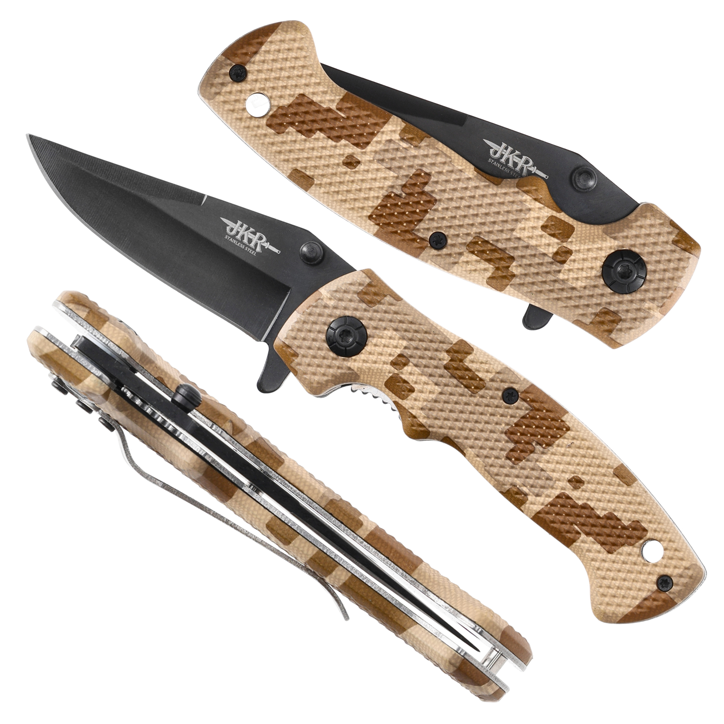 Nóż składany Joker JKR429 kamuflaż cyfrowy - obrazek 6