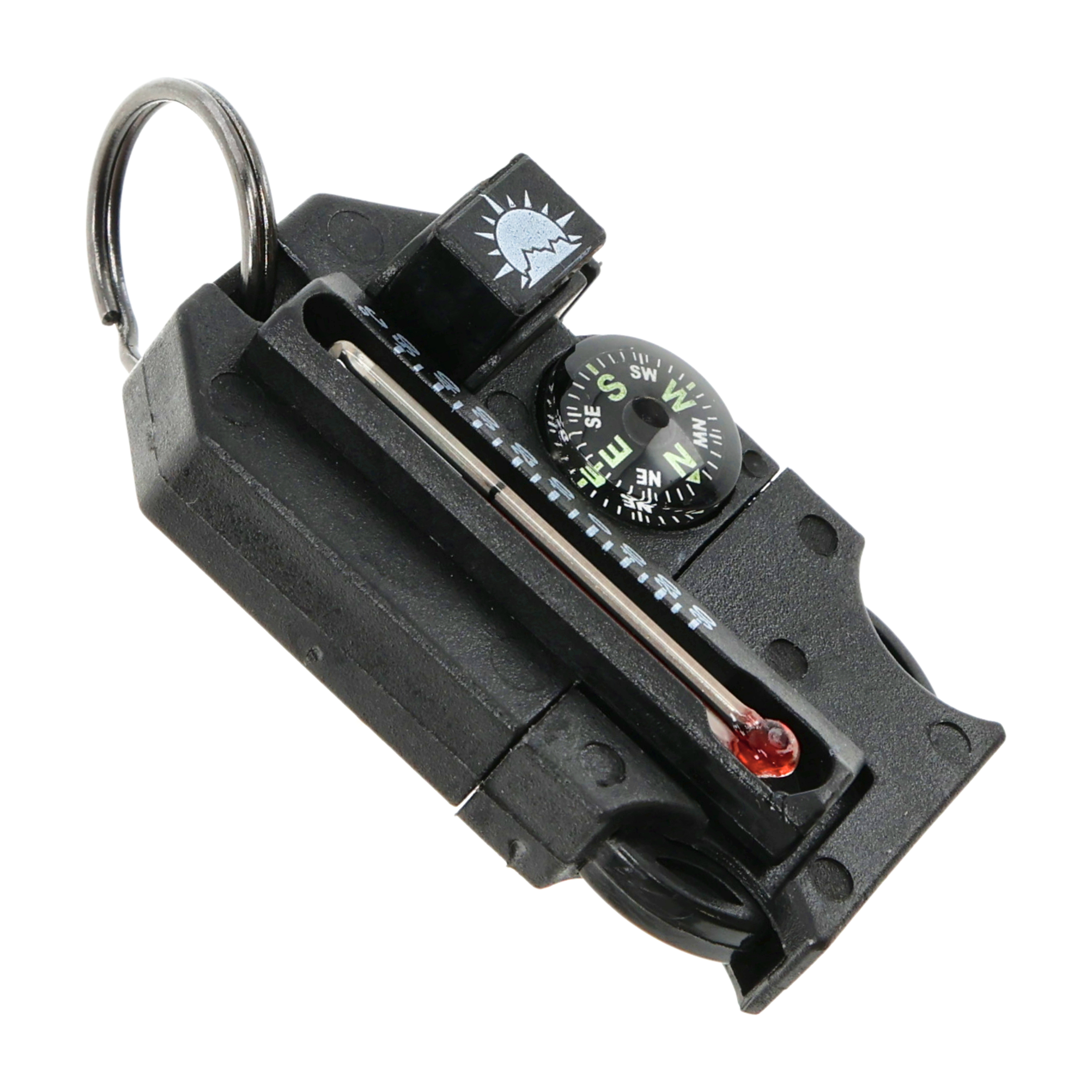 Multitool Sun Co. Outsider 4w1 z termometrem, kompasem, gwizdkiem alarmowym i krzesiwem - obrazek 3