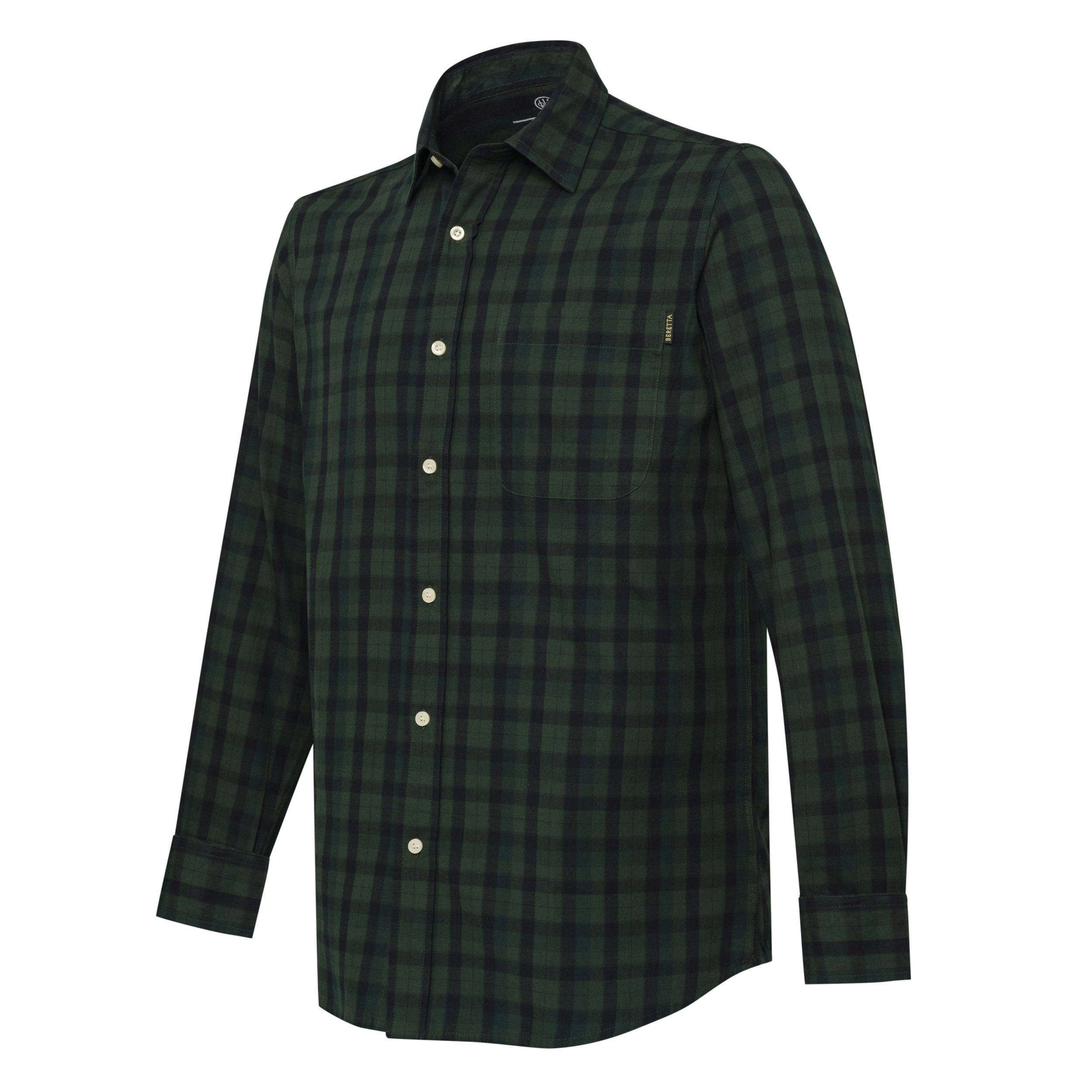 Koszula męska Beretta Bryggen Shirt Green & Black Check XL