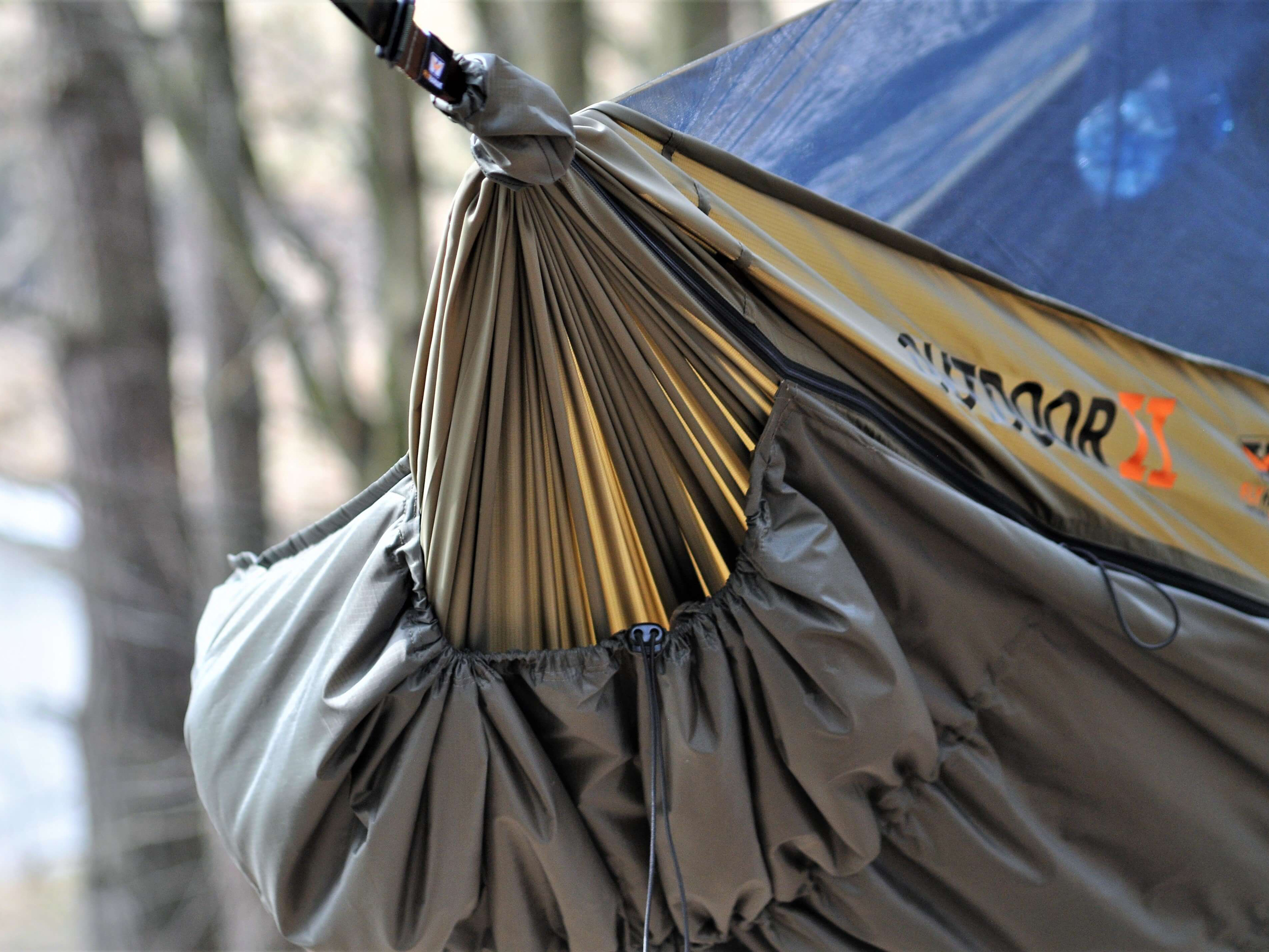 Hamak Flyhamak OutDoor II ciemnooliwkowy - obrazek 5