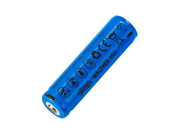 Akumulator Walther ICR (18650 2600 mAh 3,6 V) z ładowaniem USB