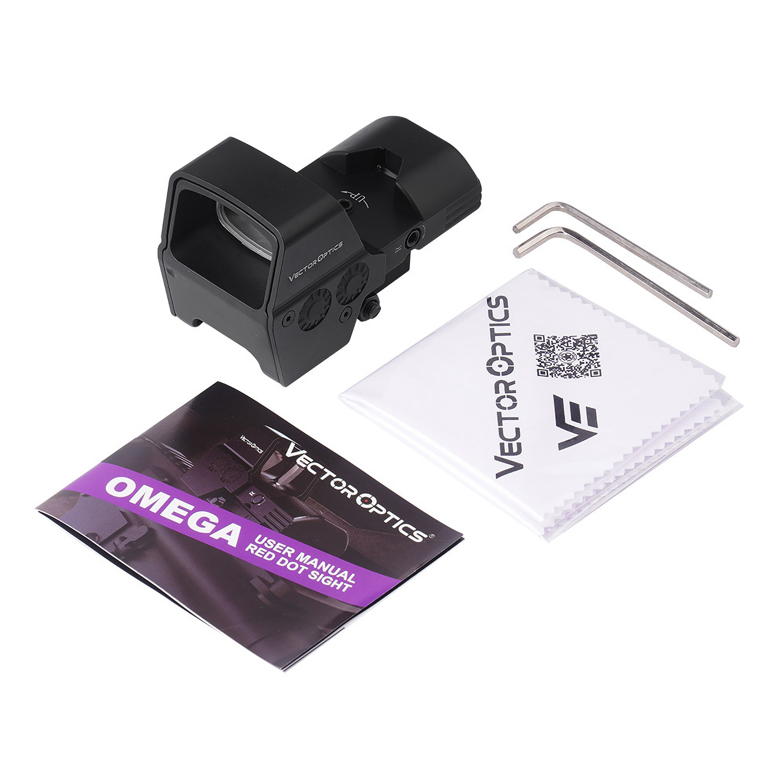 Kolimator otwarty Vector Optics Omega Picatinny / Weaver QD SCRD-48 czarny - obrazek 3