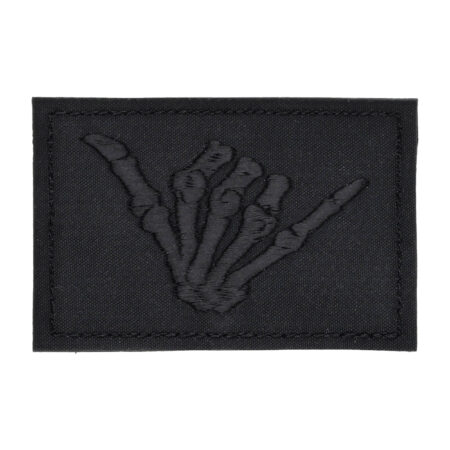 Naszywka GTG Skeleton Shaka Black