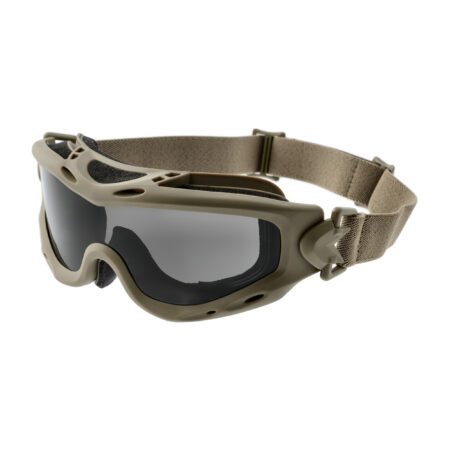 Gogle taktyczne Wiley X Spear SP293T smoke / clear / light rust, jasnobrązowe oprawki