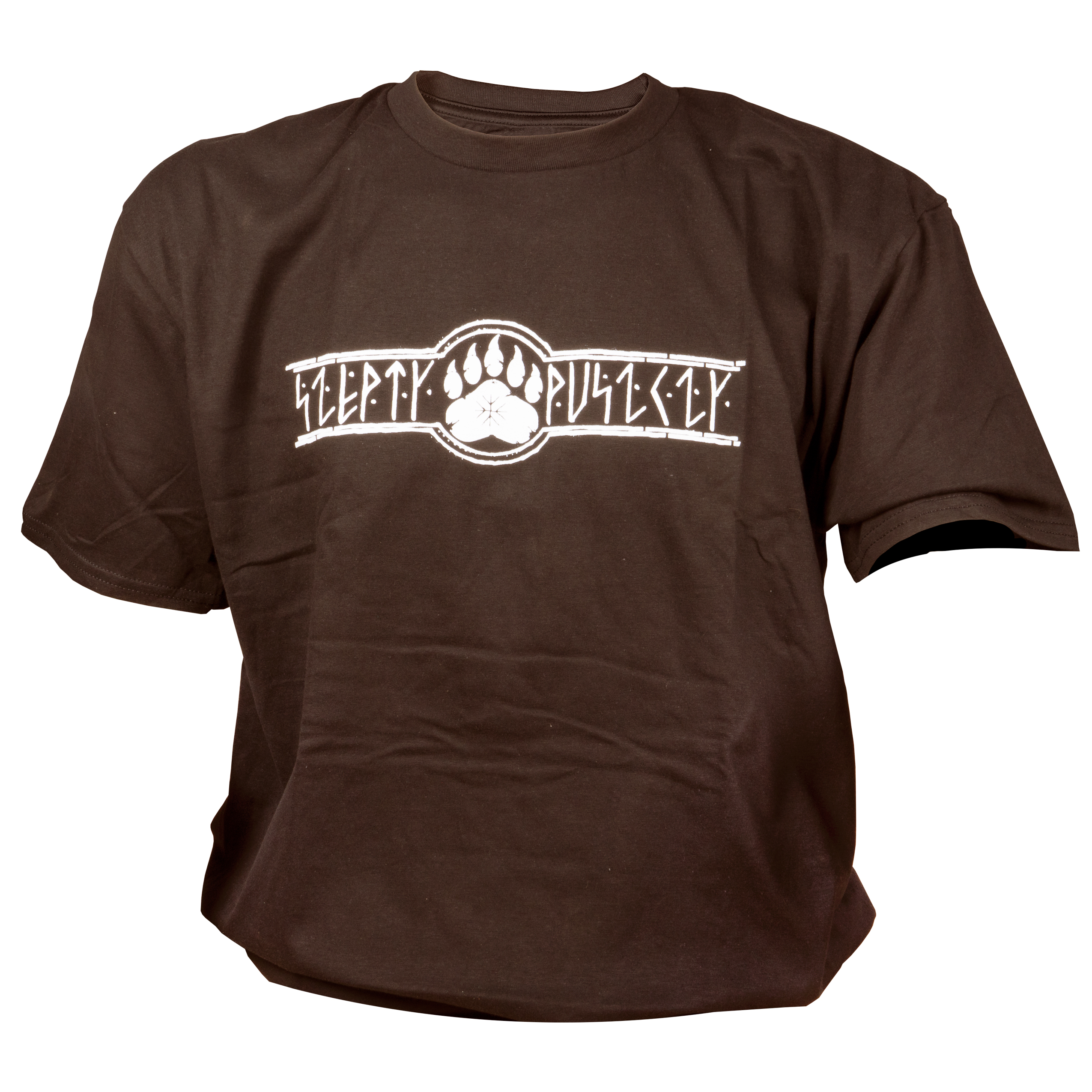 Koszulka męska TigerWood Szepty Puszczy brązowa XL