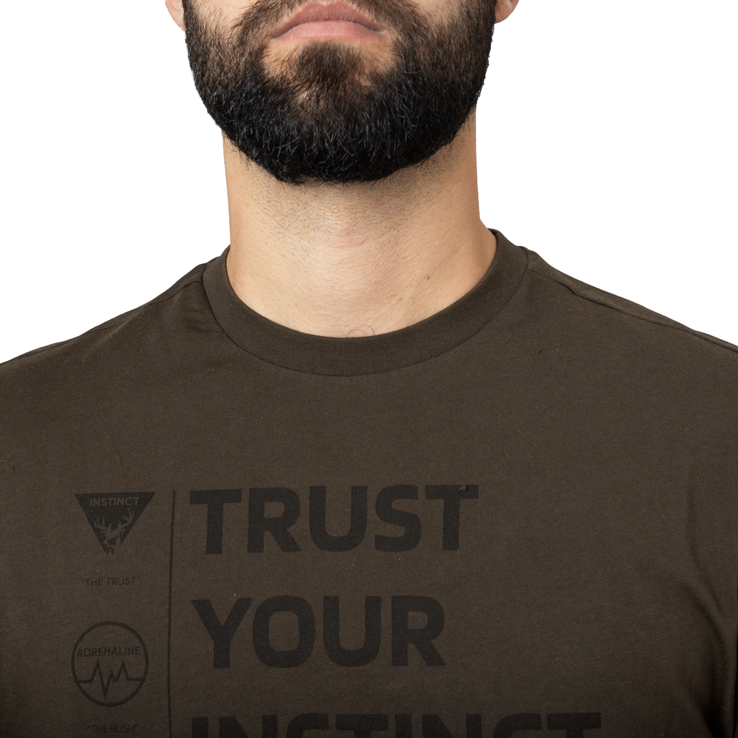 Koszulka Härkila Instinct Shadow brown S - obrazek 4