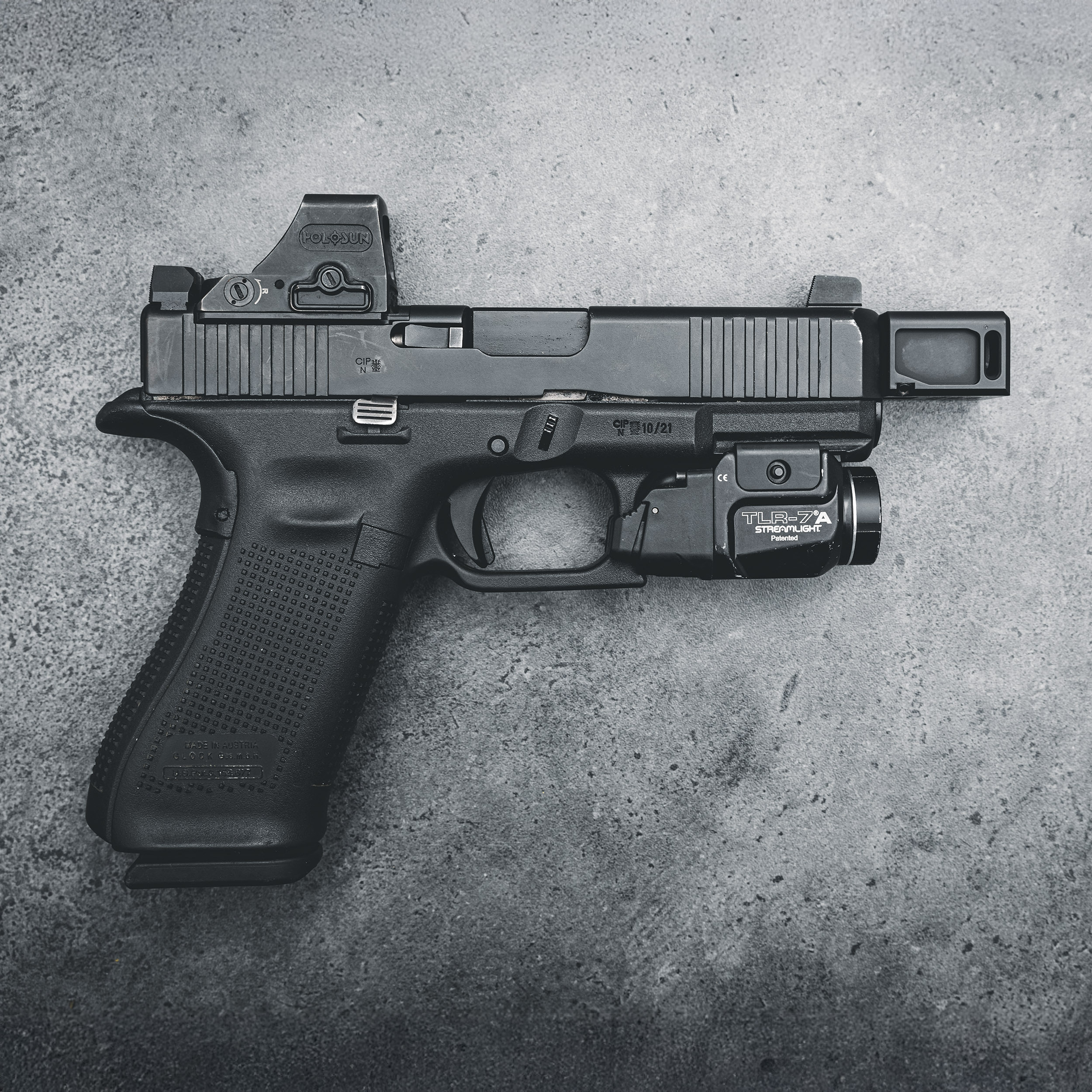 Kompensator DTF Solutions LO-KICK 9x19 Para, 13.5x1 LH - obrazek 7