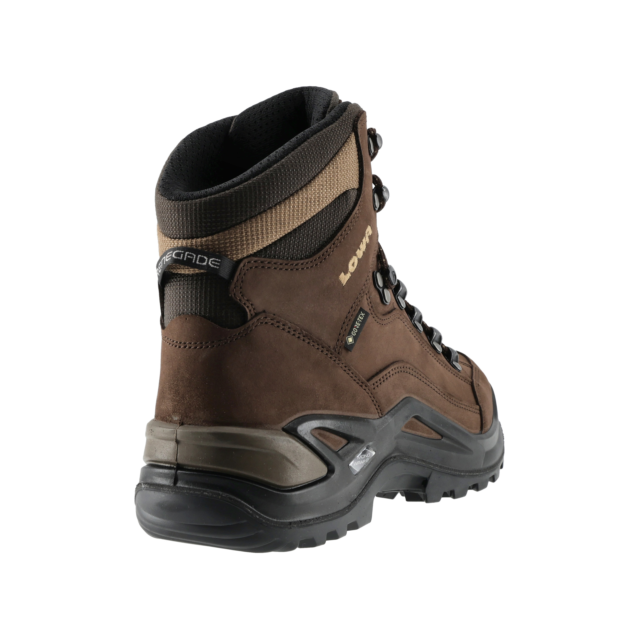 Buty męskie LOWA Renegade GTX mid Wid, espresso 44,5 - obrazek 4