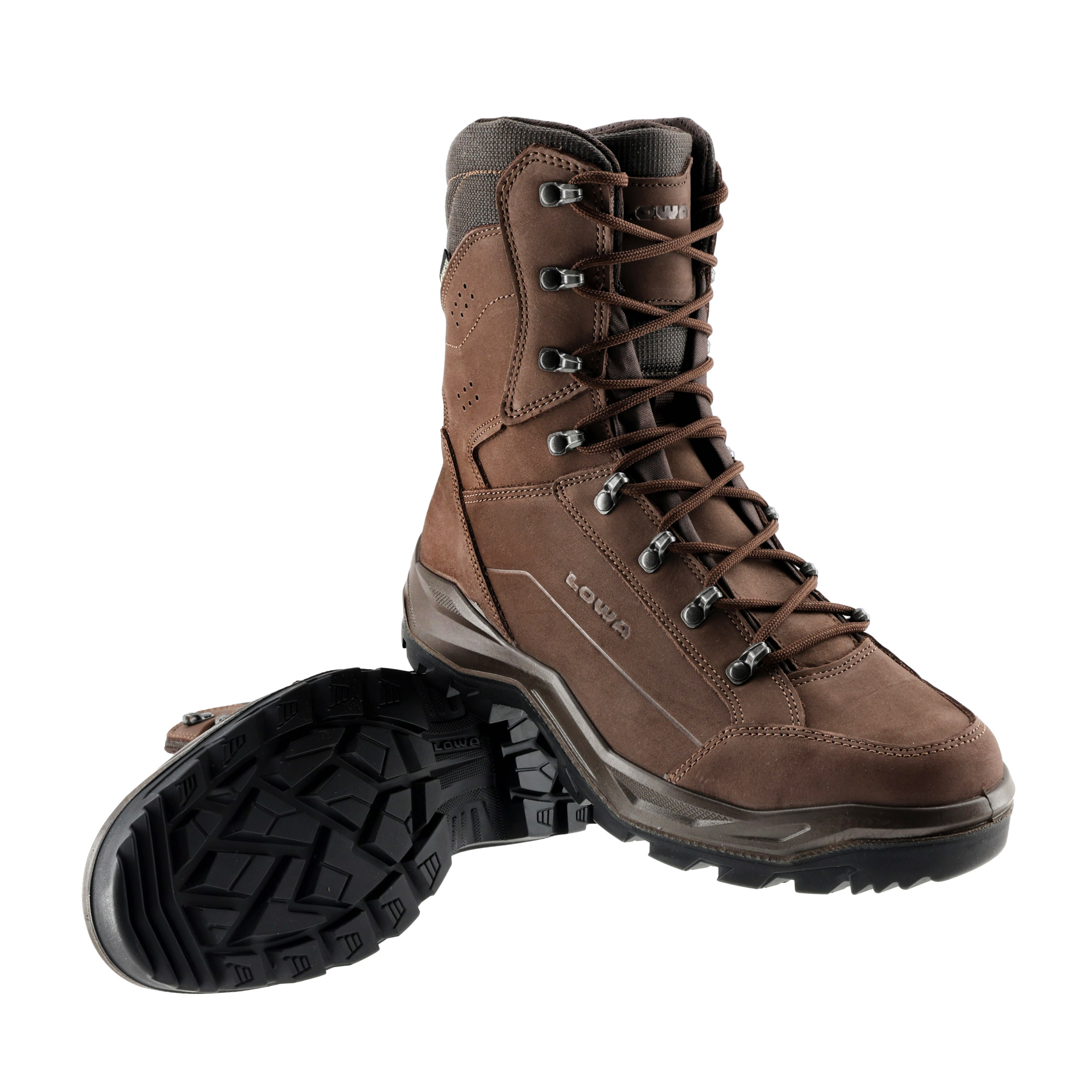 Buty wojskowe LOWA Renegade II GTX HI TF, ciemnobrązowe 43,5 - obrazek 5