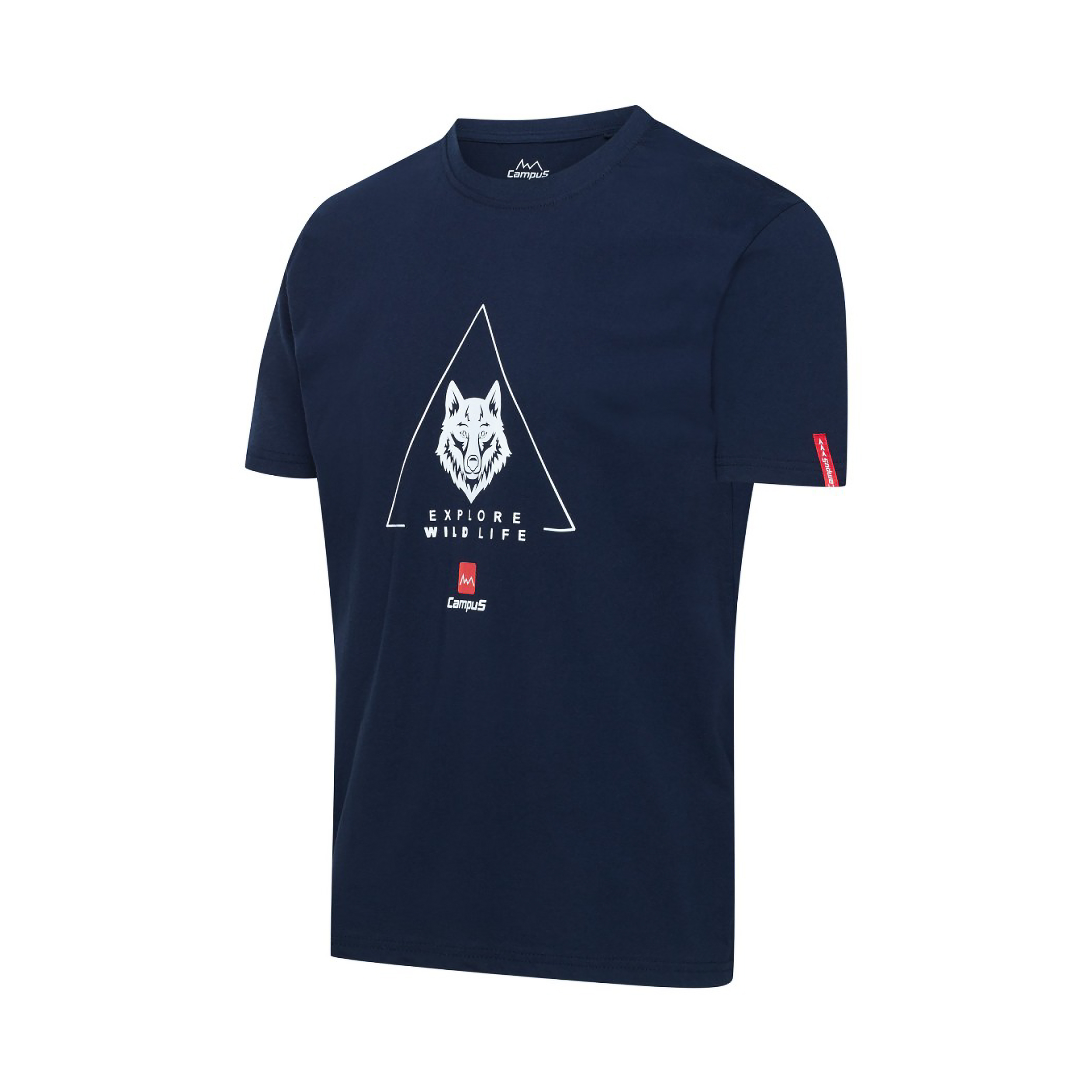 Koszulka męska Campus Cohorn, granatowa 2XL - obrazek 3