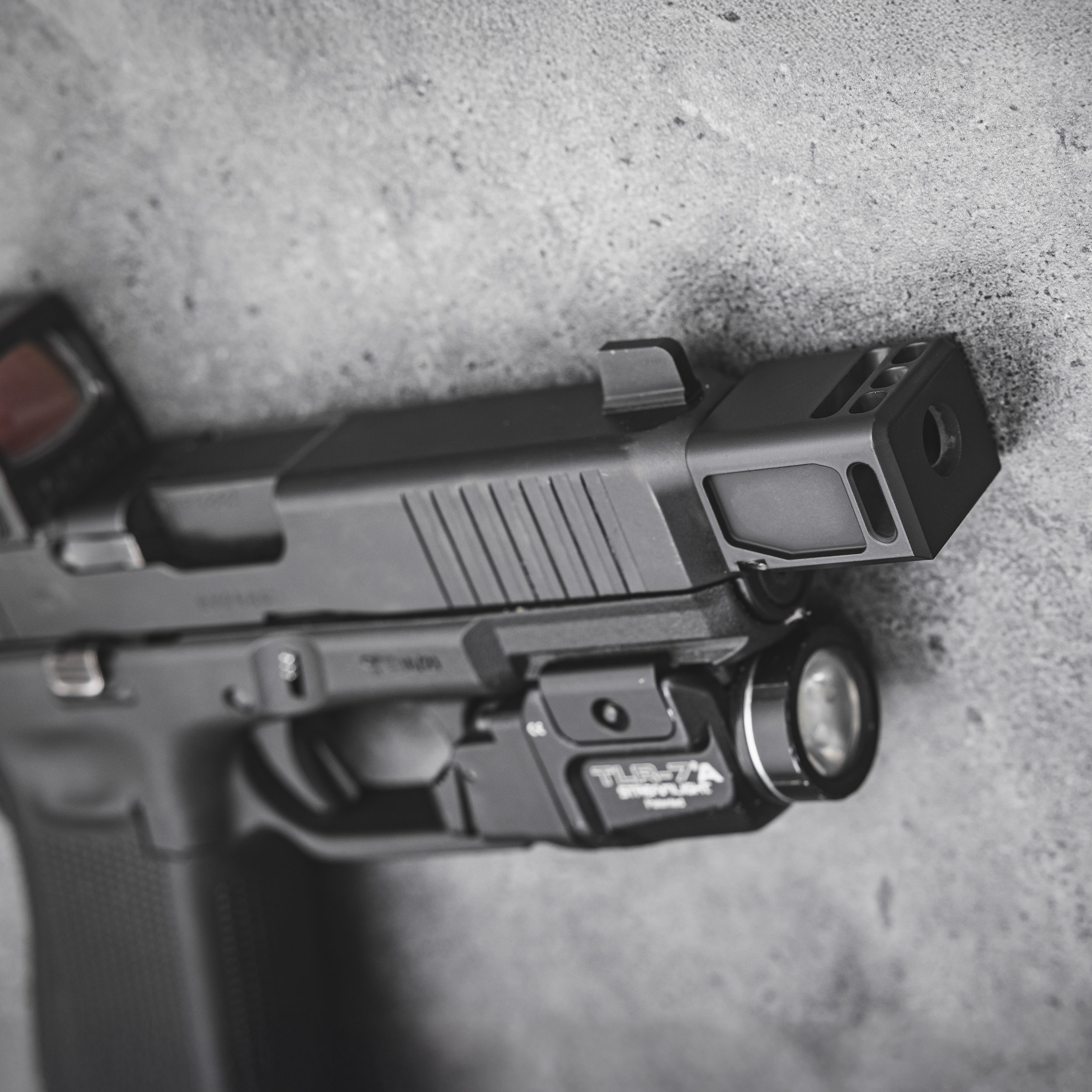 Kompensator DTF Solutions LO-KICK 9x19 Para, 13.5x1 LH - obrazek 6