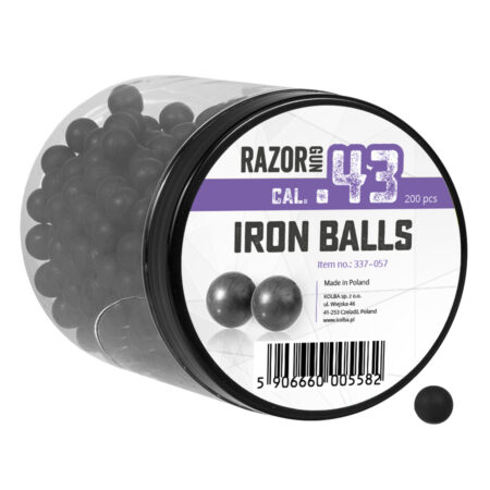 Kule gumowo-metalowe RRun 43 kal. .43 / 200 szt. do Umarex M&P9c TPM1 PPQ