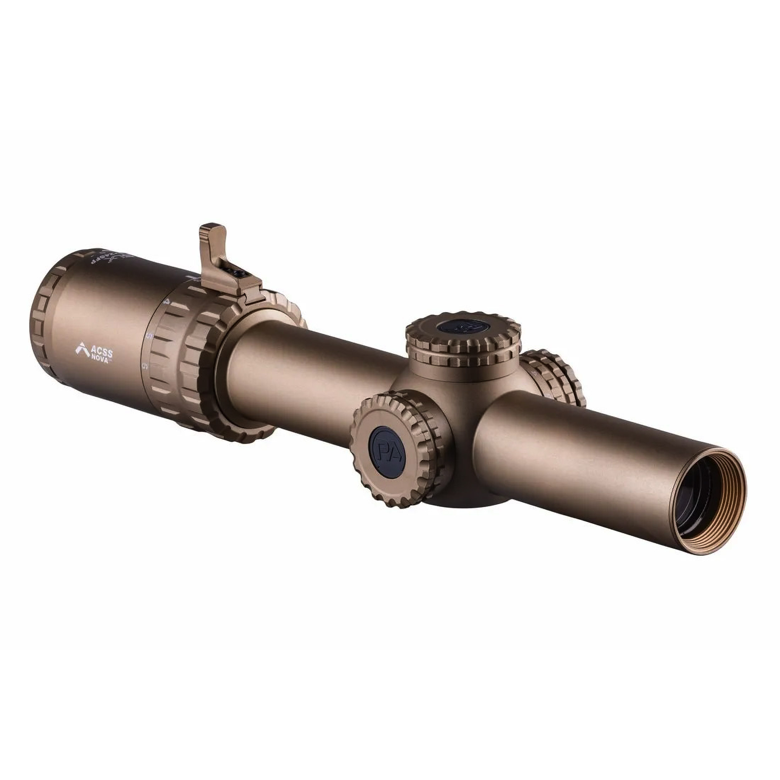 Luneta celownicza Primary Arms SLx 1-6x24mm SFP Gen IV - Green Illuminated ACSS Nova Fiber Wire Reticle FDE - obrazek 3