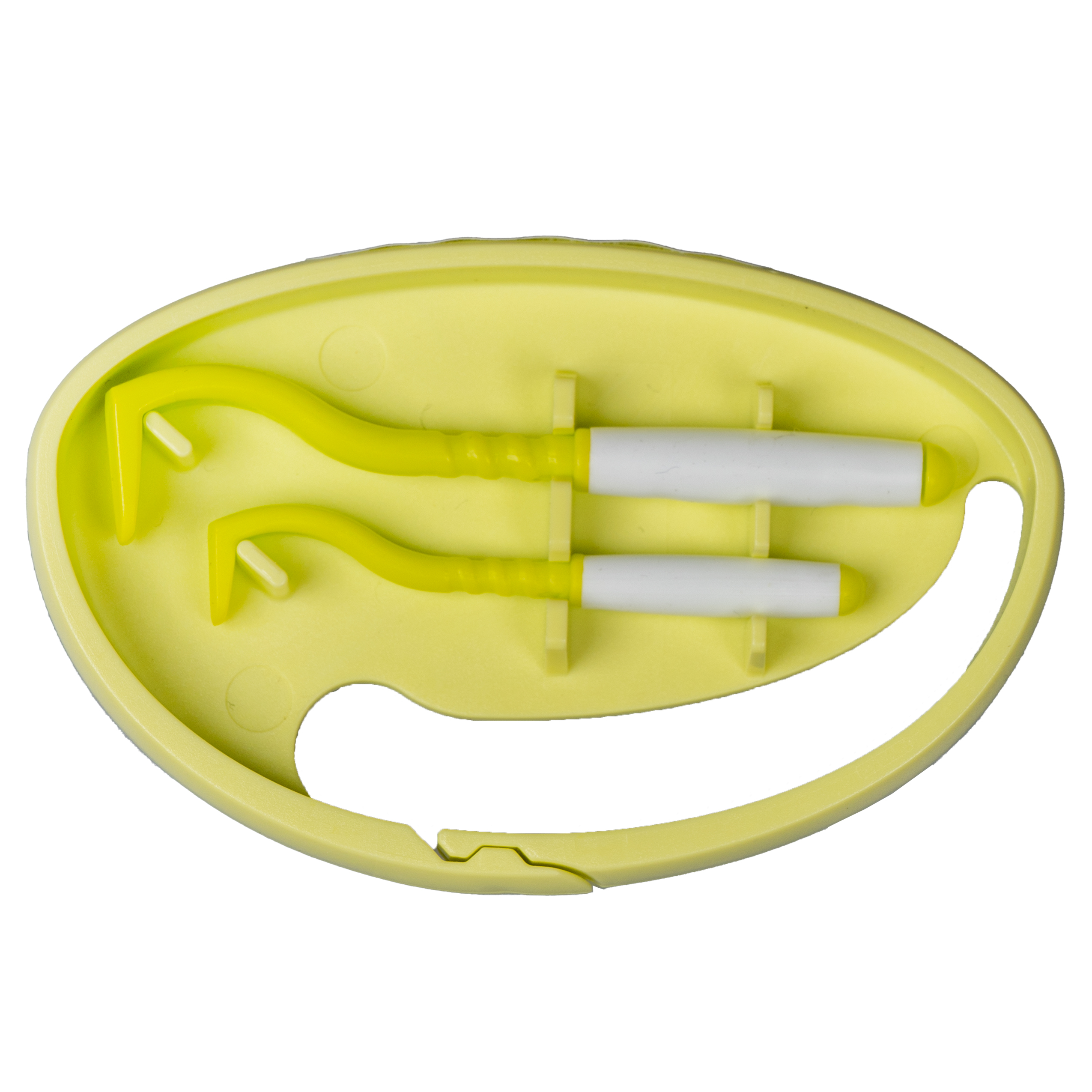 Kleszczołapki przyrząd do usuwania kleszczy Tick Twister® Clipbox z brelokiem, limonkowe 2 szt. - obrazek 3