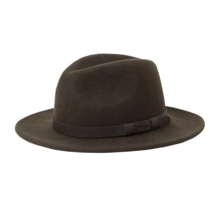 Kapelusz Chevalier Skye Wool Hat Leather Brown 60