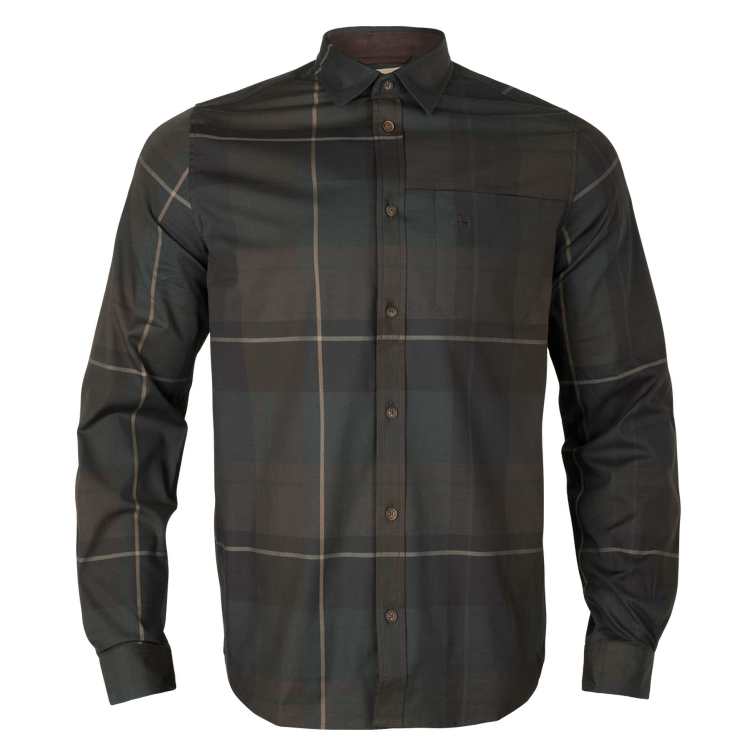 Koszula Harkila Akse Shadow brown check 2XL