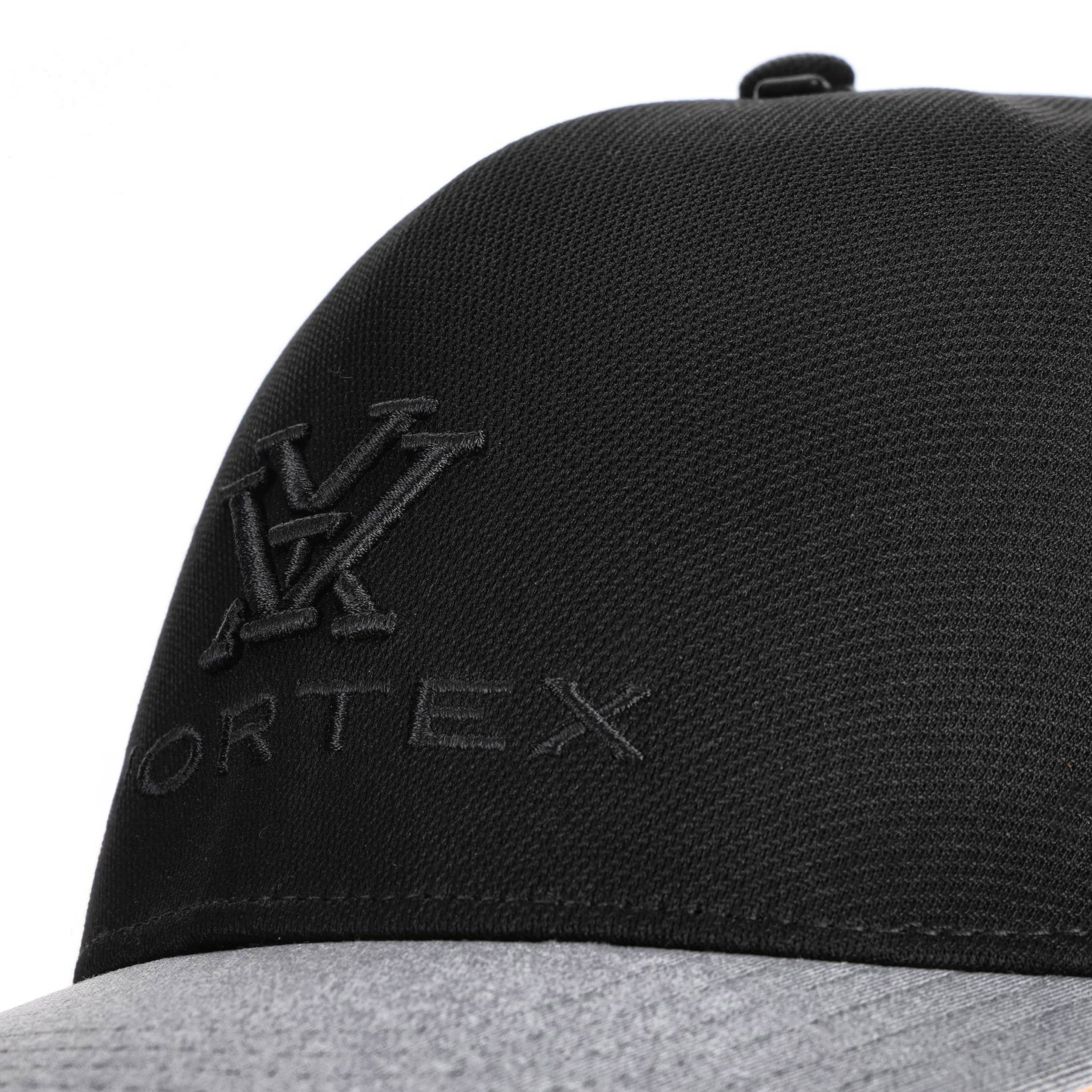 Czapka z daszkiem unisex Vortex Fitted Black Out - obrazek 3