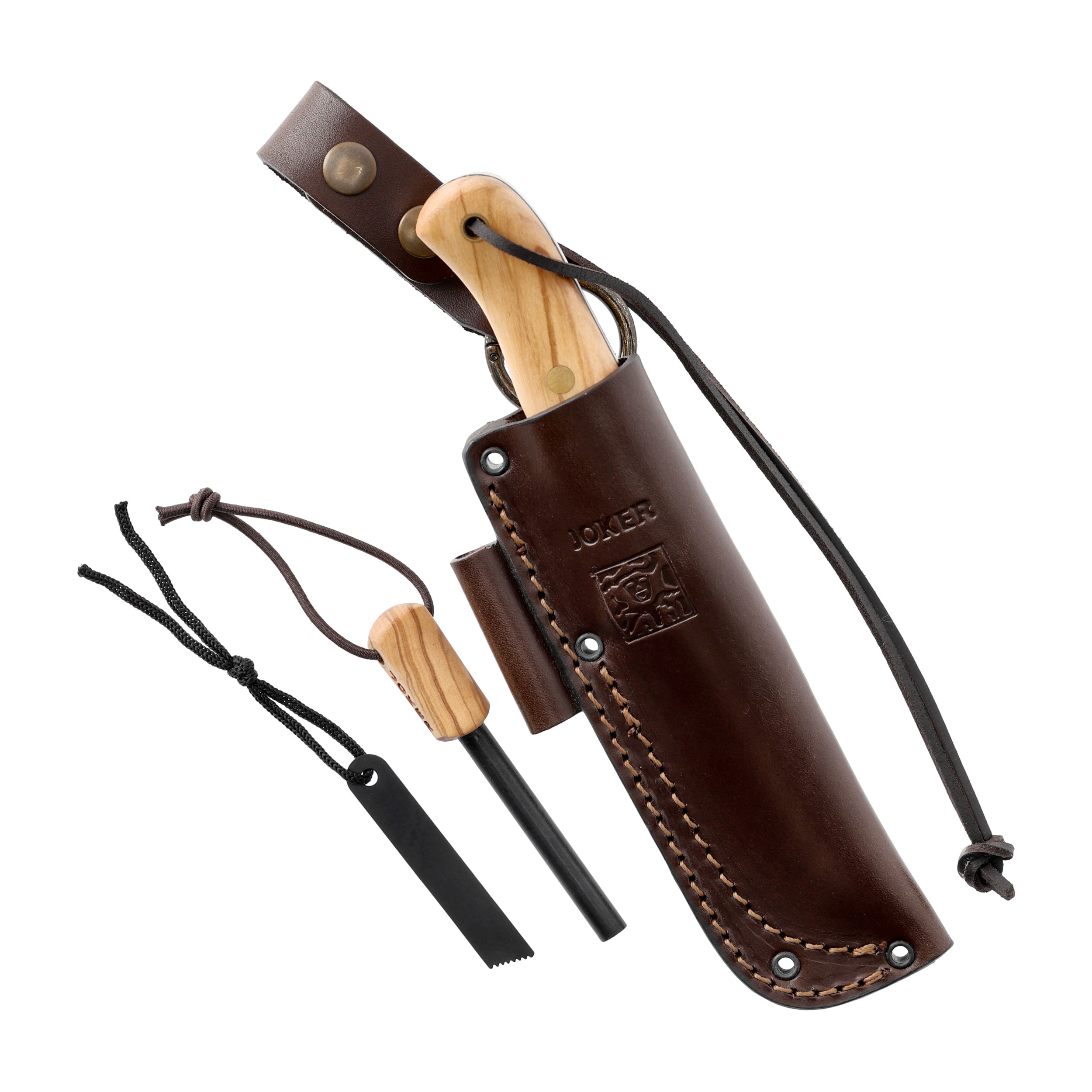 Nóż bushcraft Joker Campero CO112-P z krzesiwem - obrazek 5