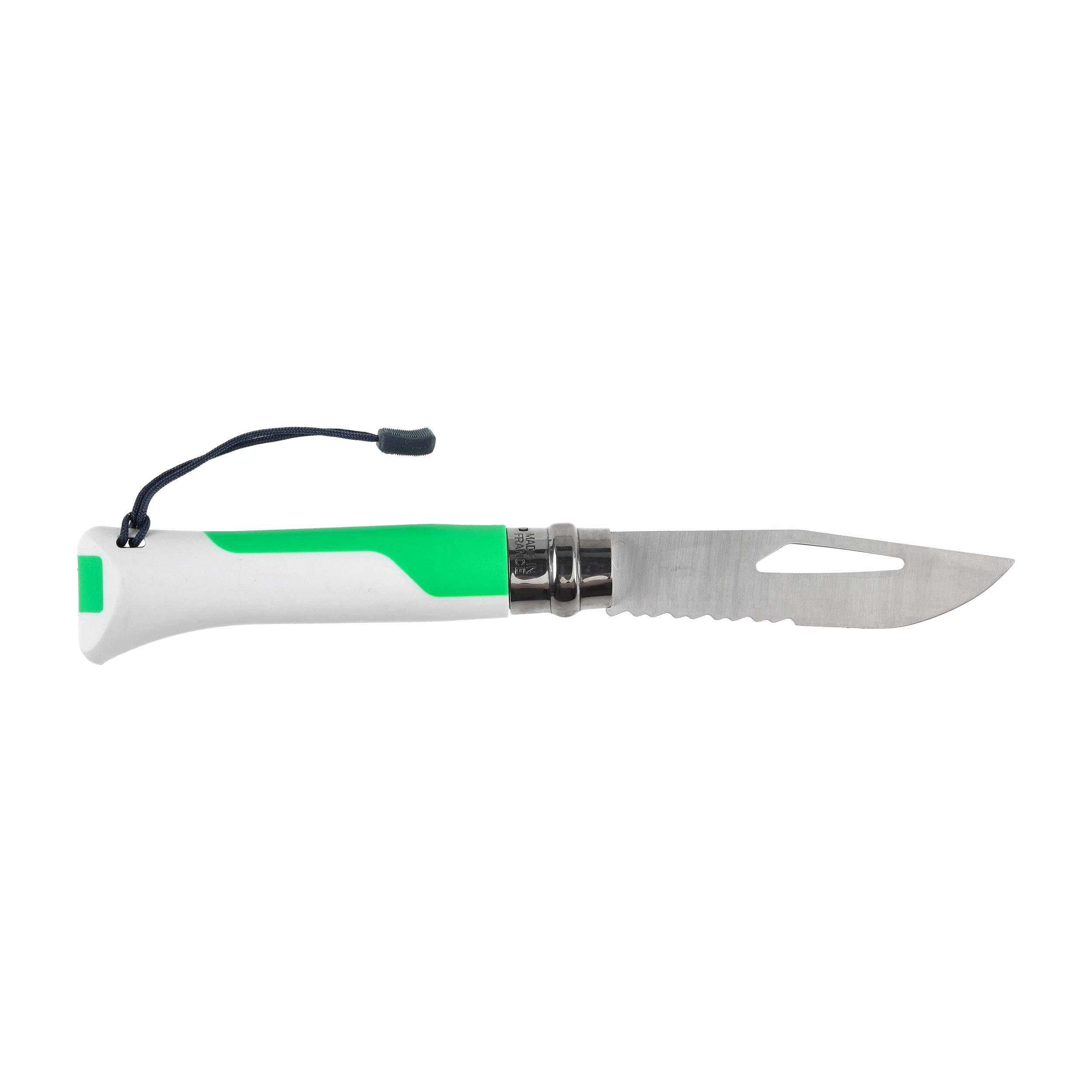 Nóż składany Opinel Outdoor Fluo Green 08 - obrazek 2
