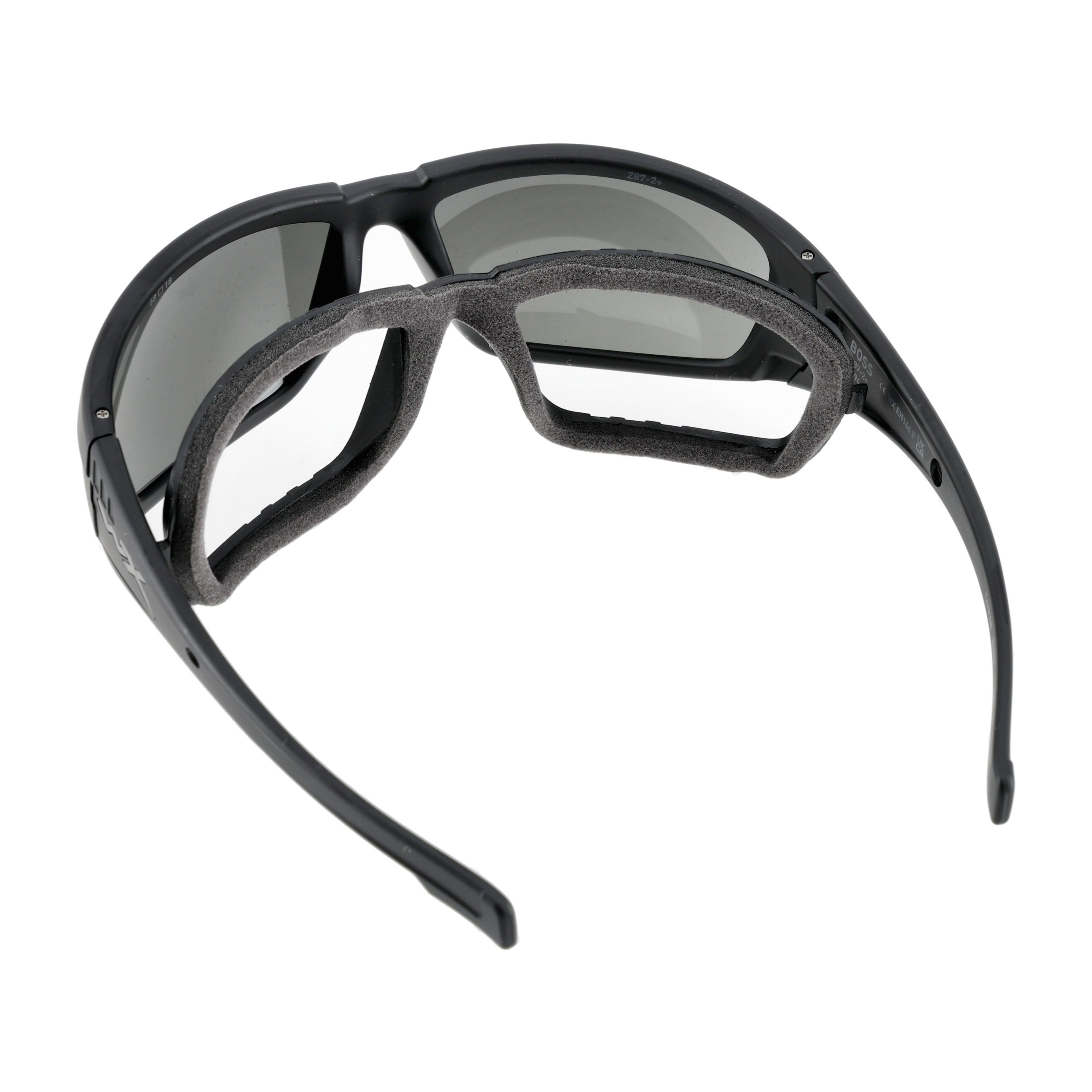 Okulary taktyczne Wiley X Boss CCBOS06 grey silver flash, czarne oprawki - obrazek 5