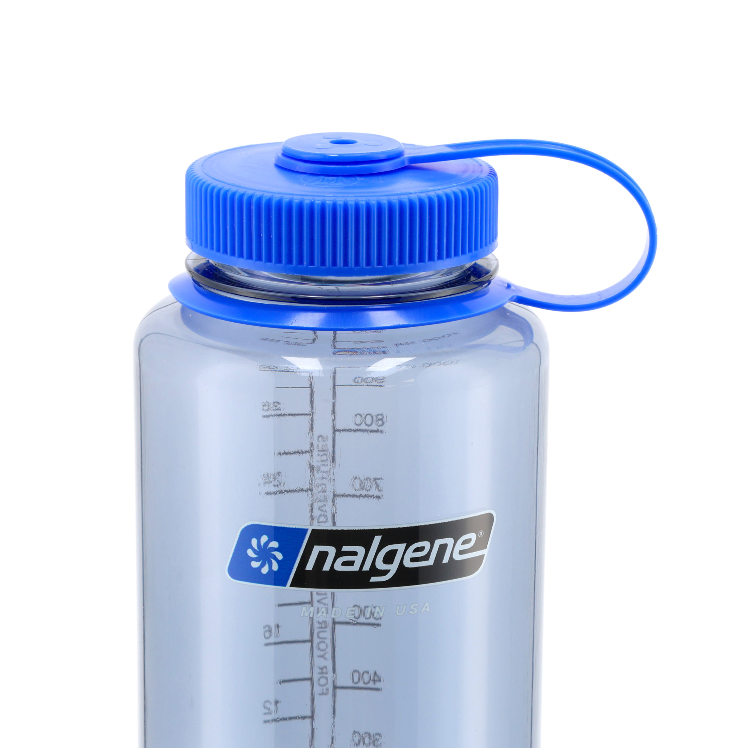 Butelka Nalgene Wide Mouth 1 l szara z szerokim wlewem - obrazek 4