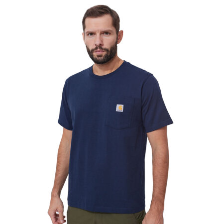 Koszulka Carhartt K87 Pocket - navy L