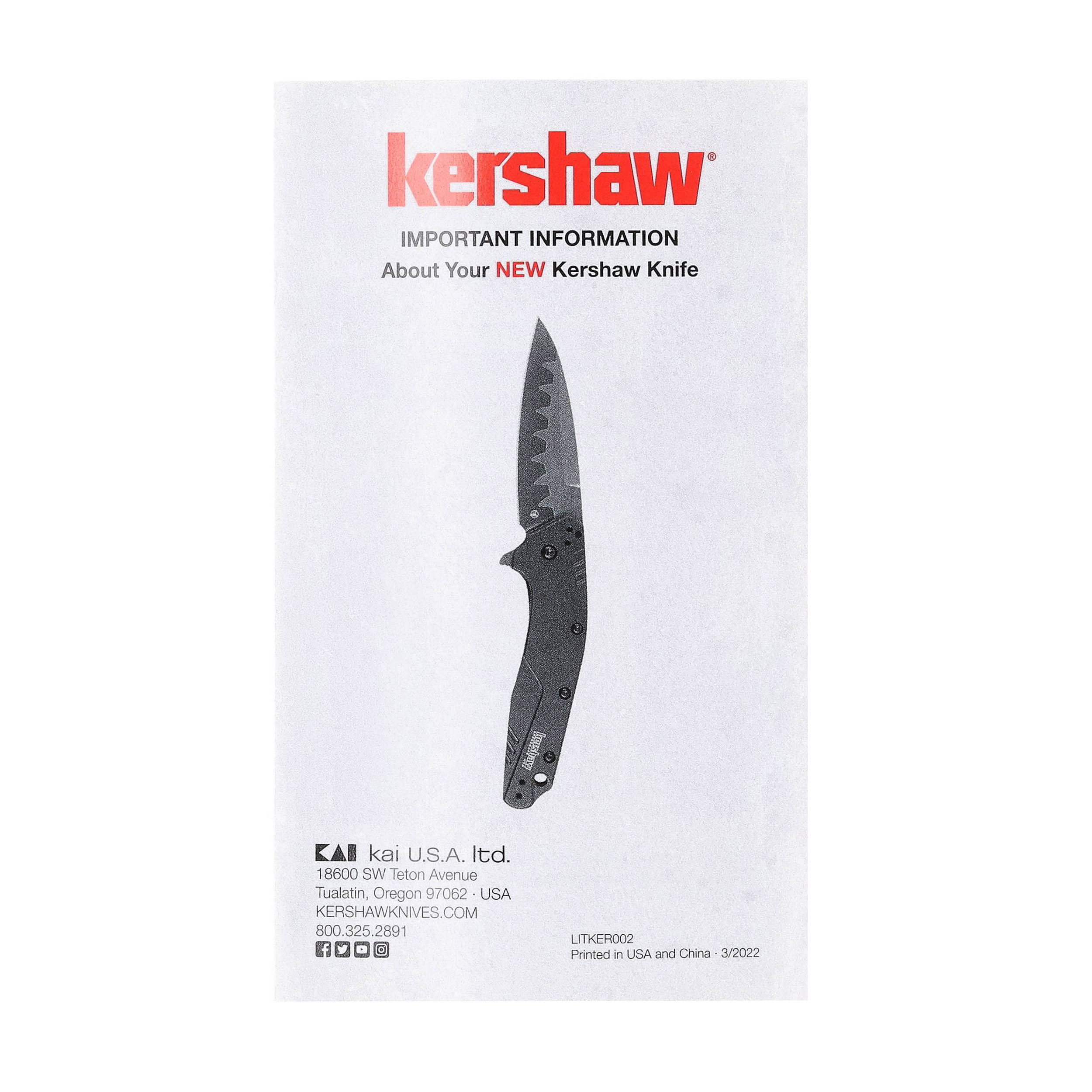 Nóż składany Kershaw Shuffle 8700TEALBW - obrazek 6