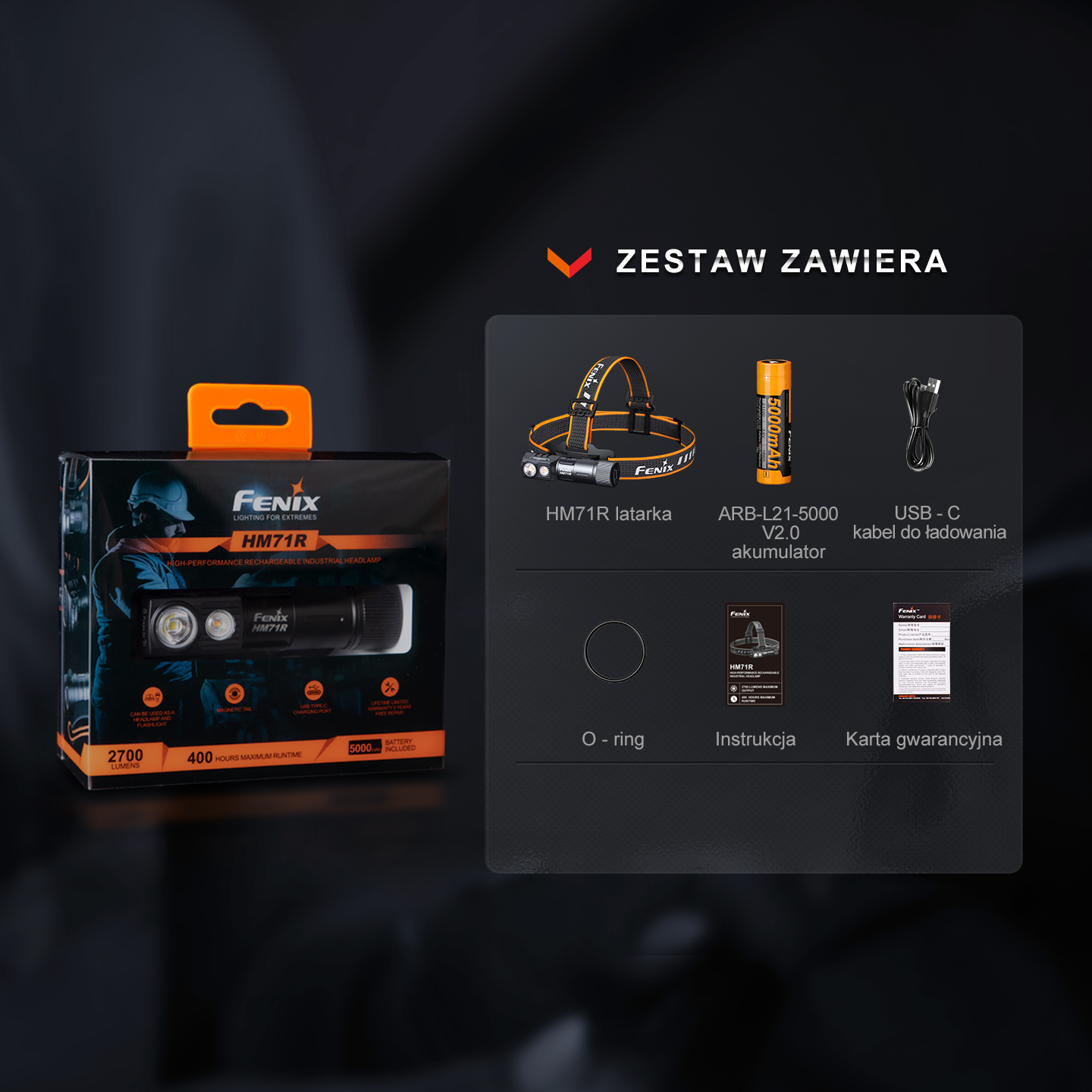 Latarka czołowa Fenix HM71R - obrazek 10