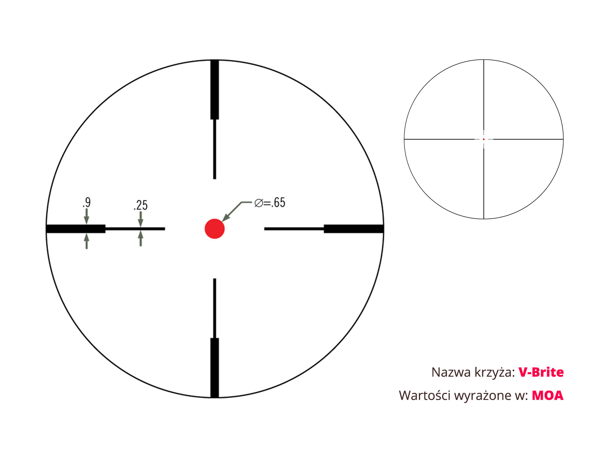 Luneta celownicza Vortex Crossfire II 3-9x40 1'' V-Brite - obrazek 8