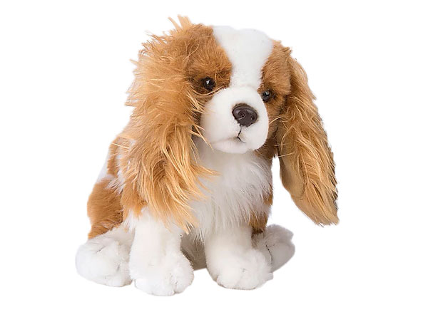 Maskotka Cavalier-King-Charles Nature De Brenne 32 cm beżowo-biały