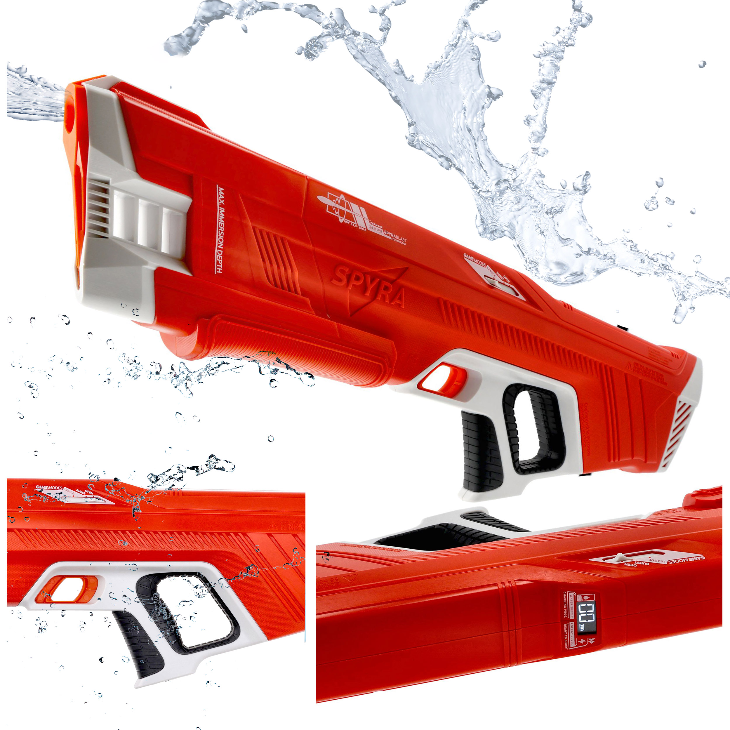 Karabin na wodę SpyraThree czerwony - obrazek 9