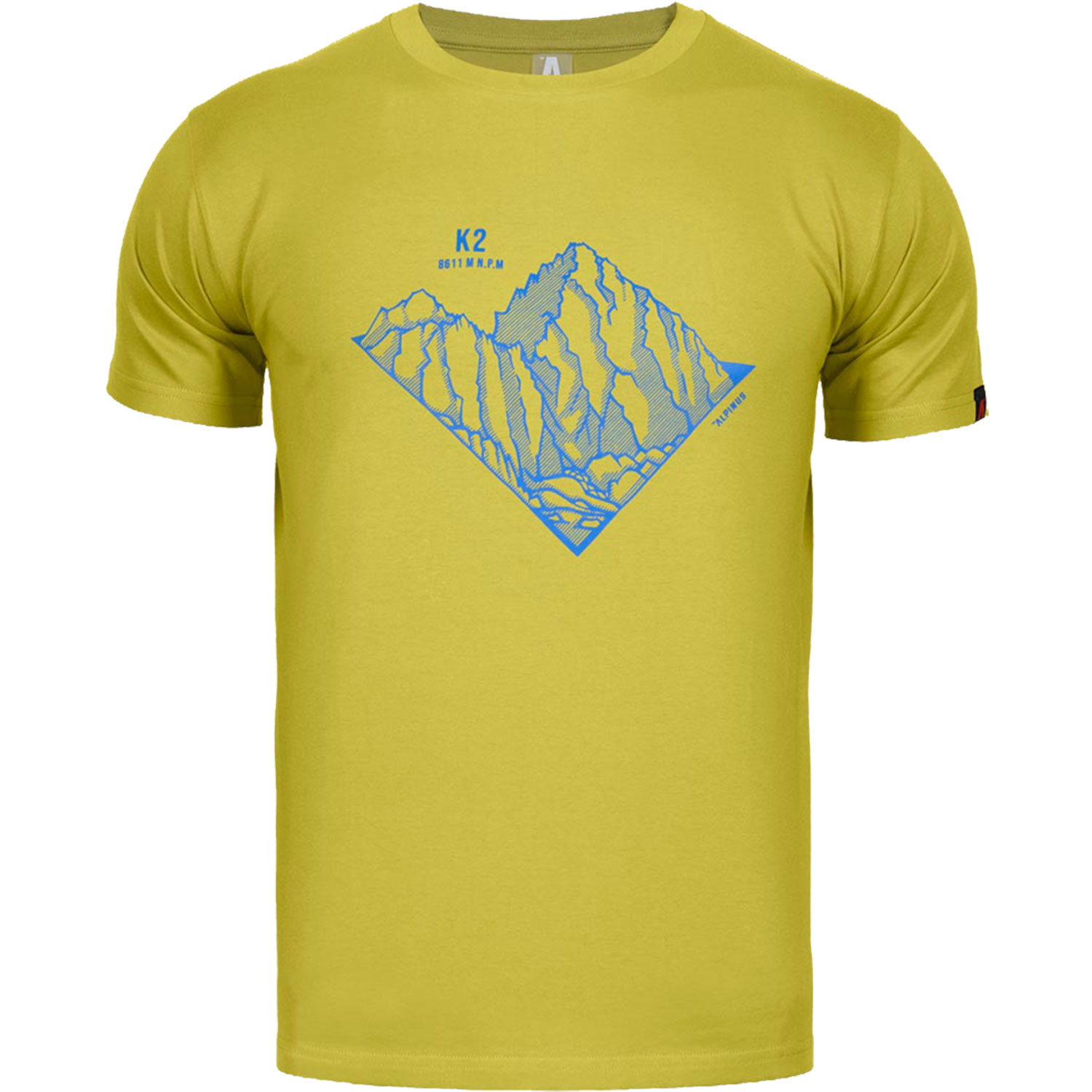 Koszulka męska Alpinus Skilbrum oliwkowa M