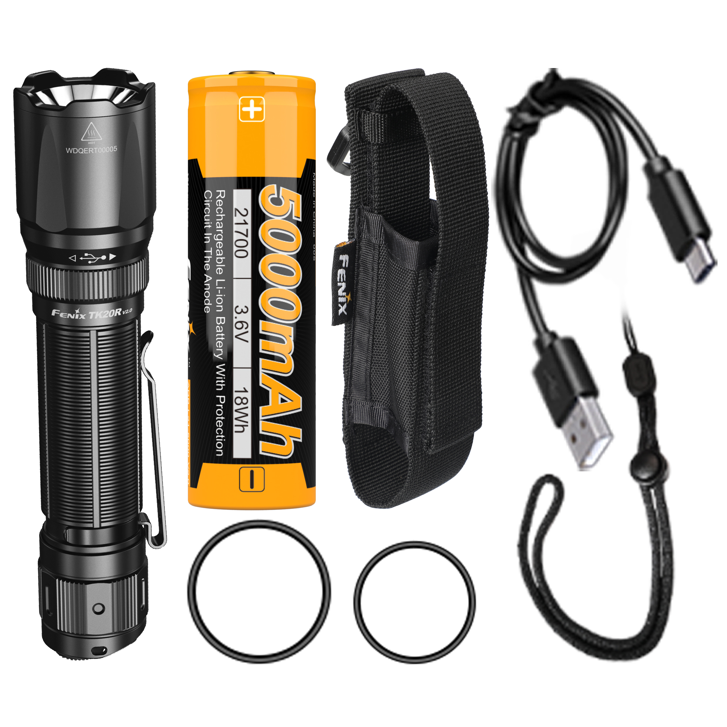 Latarka taktyczna LED Fenix TK20R V2.0 czarna - obrazek 7