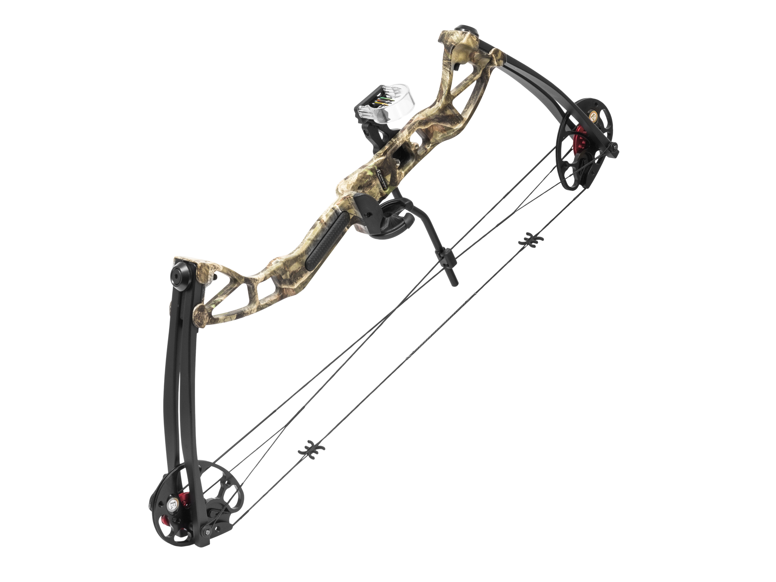 Łuk bloczkowy dla dorosłych i młodzieży Poe Lang Rex Quad 20-65 lb 28" kamuflaż - obrazek 6