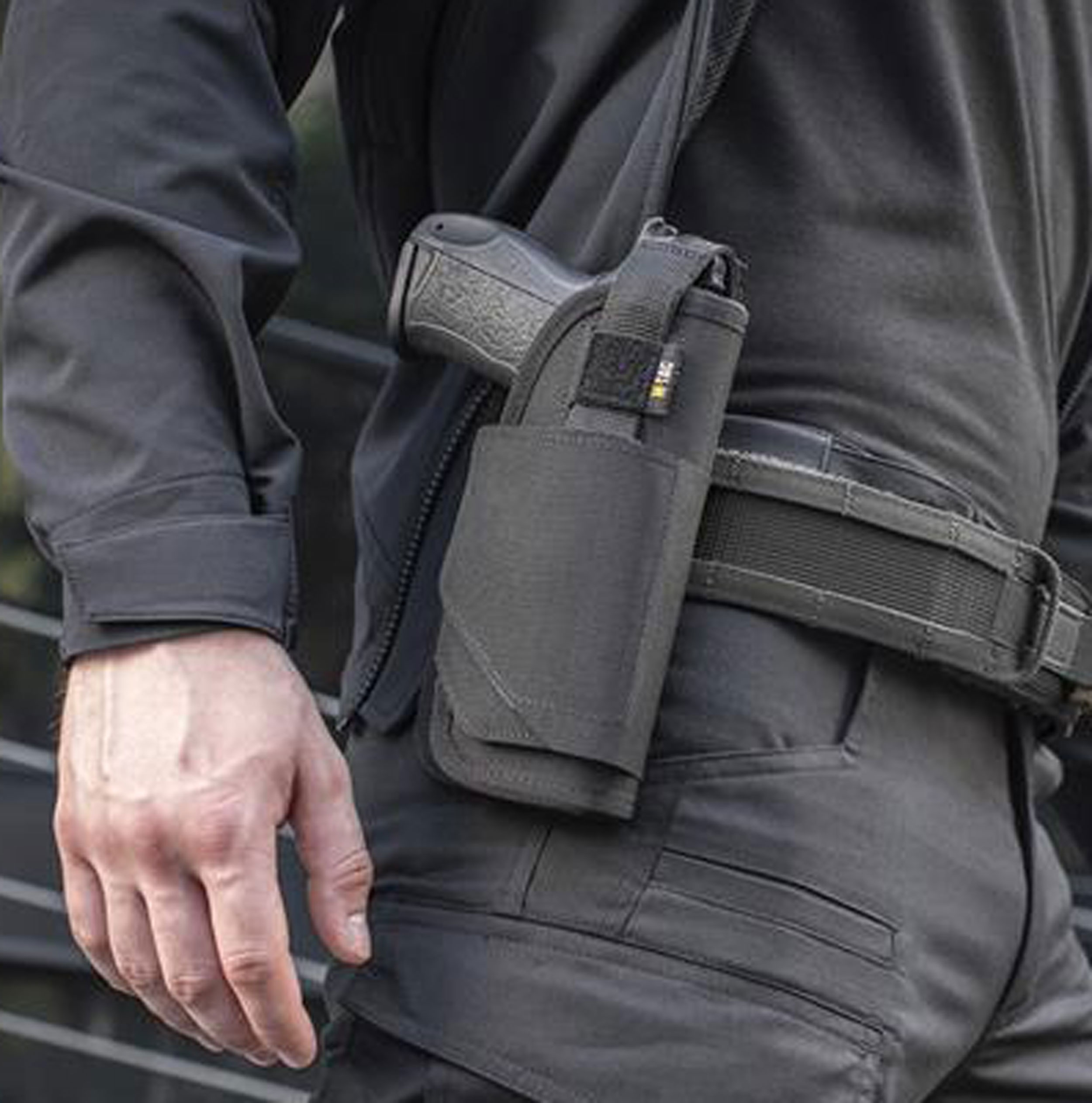 Kabura M-Tac uniwersalna Elite Czarna prawa - obrazek 7