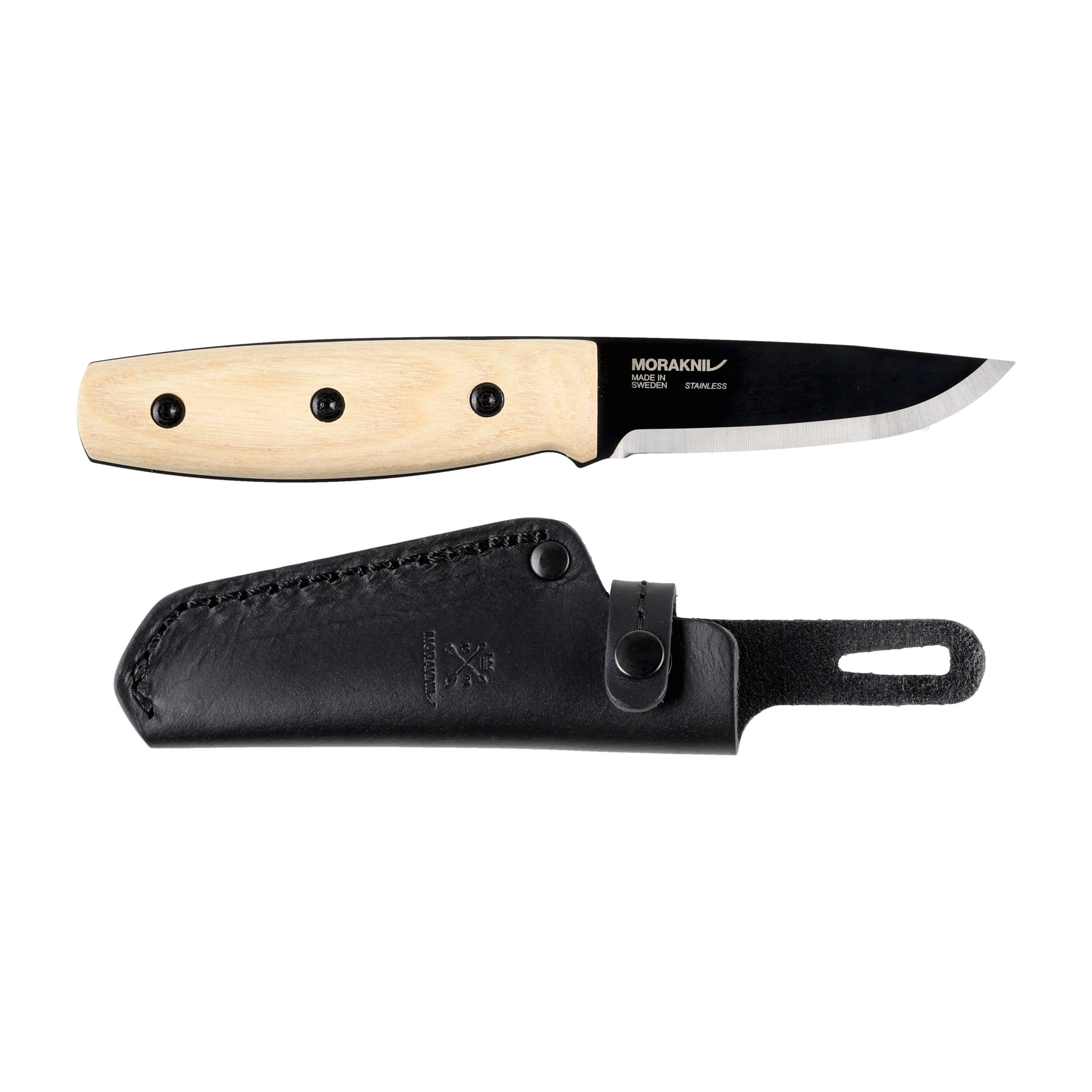 Nóż bushcraft Morakniv Finn BlackBlade Ash Wood stal nierdzewna - obrazek 4
