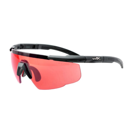 Okulary taktyczne Wiley X Saber Advanced 304 vermillion, czarne oprawki