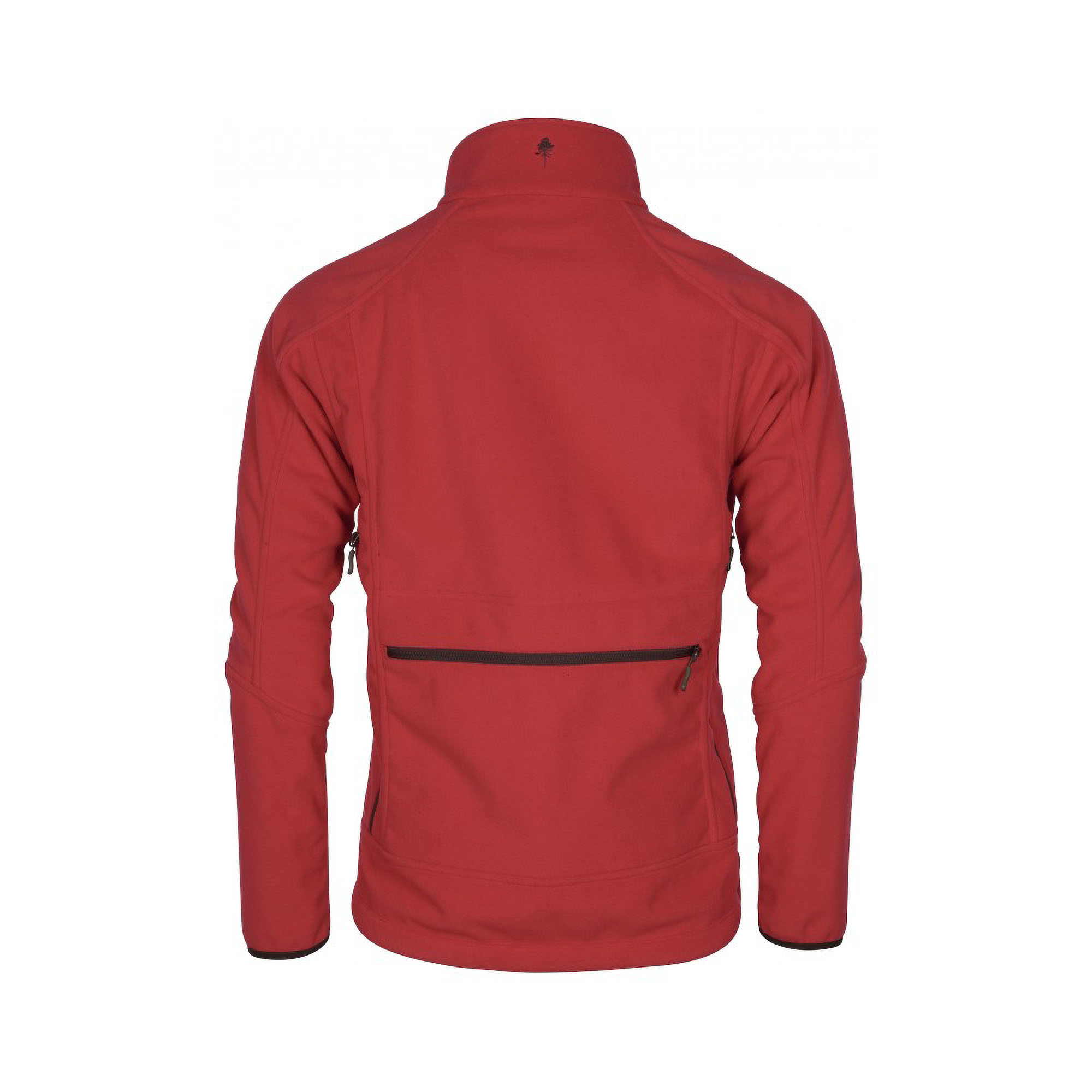 Kurtka męska polarowa Pinewood dwustronna Furudal, brązowo/czerwona 2XL - obrazek 4