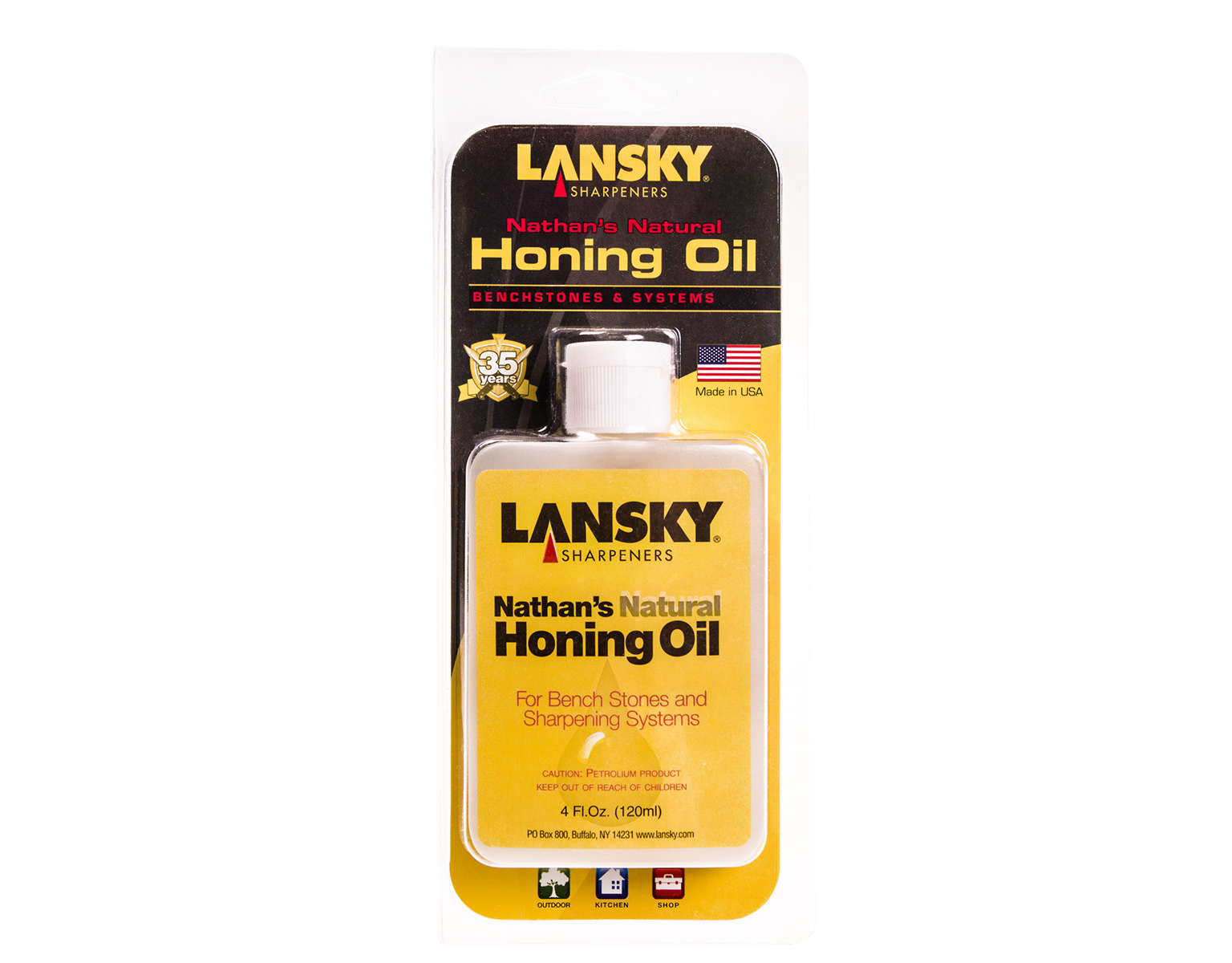 Olejek Lansky Nathans Honing Oil 120 ml - obrazek 2