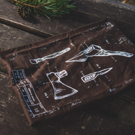 Koszulka męska TigerWood Tech-Axe brązowa M