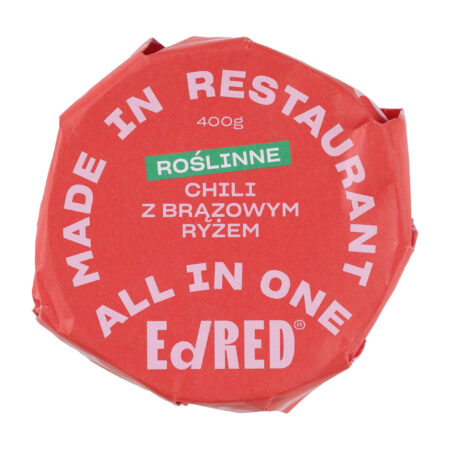 Konserwa Ed Red All in One Roślinne chili z brązowym ryżem 400 g
