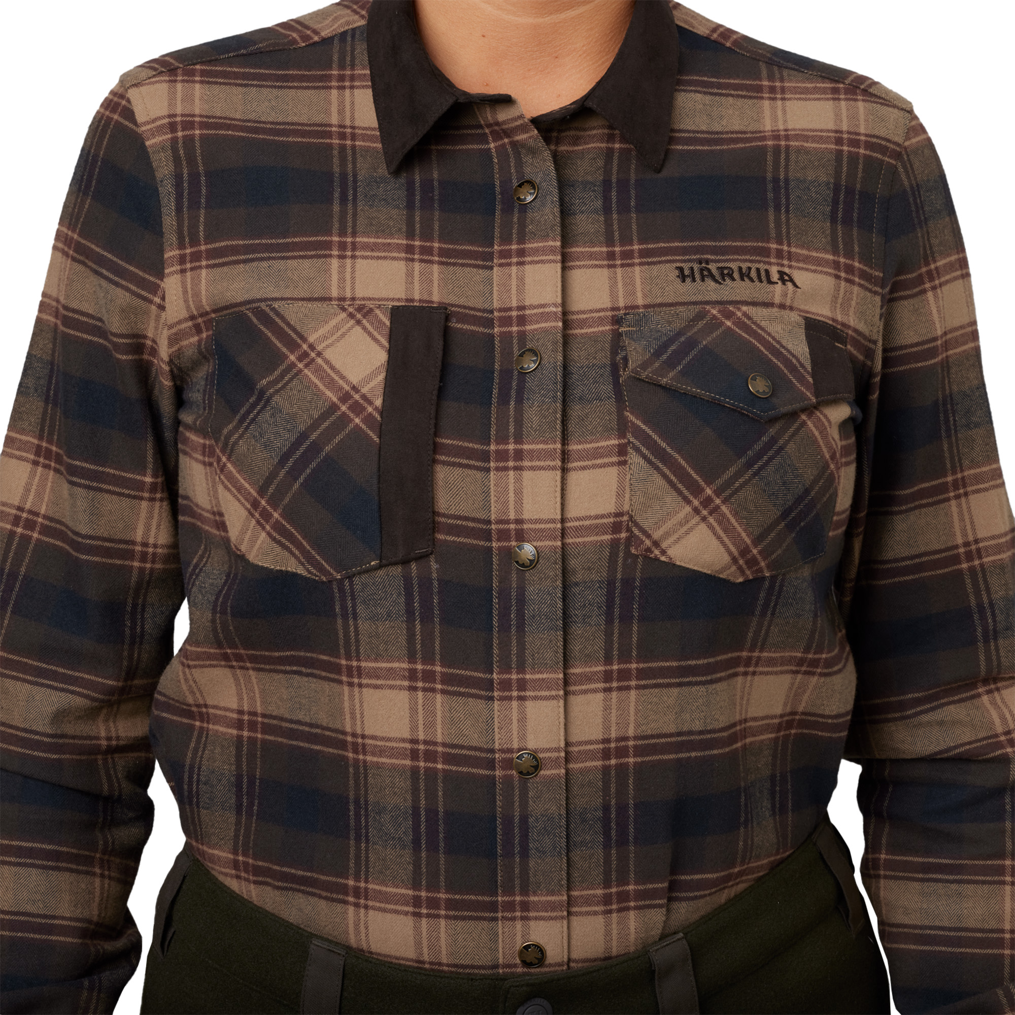 Koszula damska Härkila Aivak Burgundy L - obrazek 7