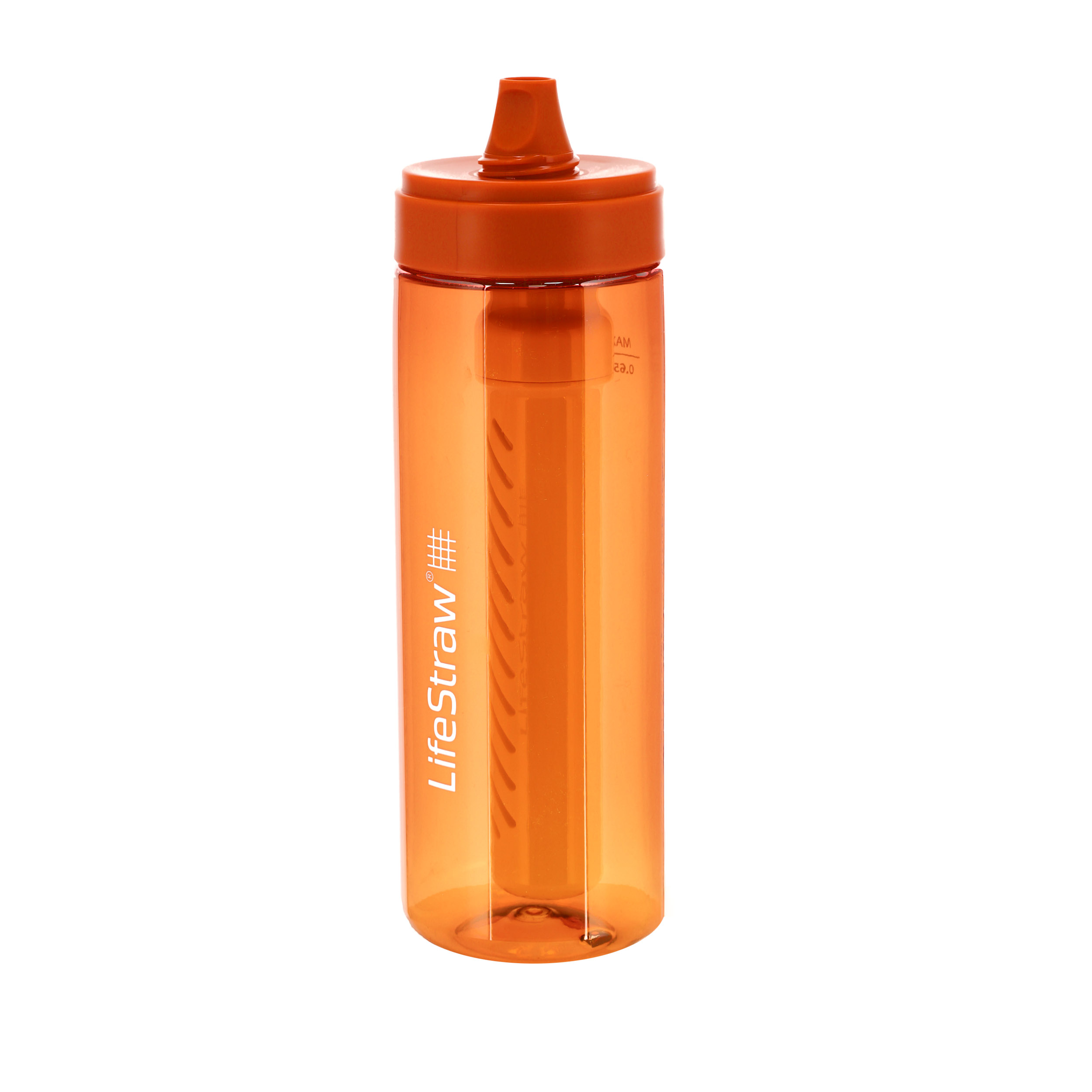 Butelka z filtrem do wody LifeStraw Go 2.0 Kyoto Orange 650 ml - obrazek 4