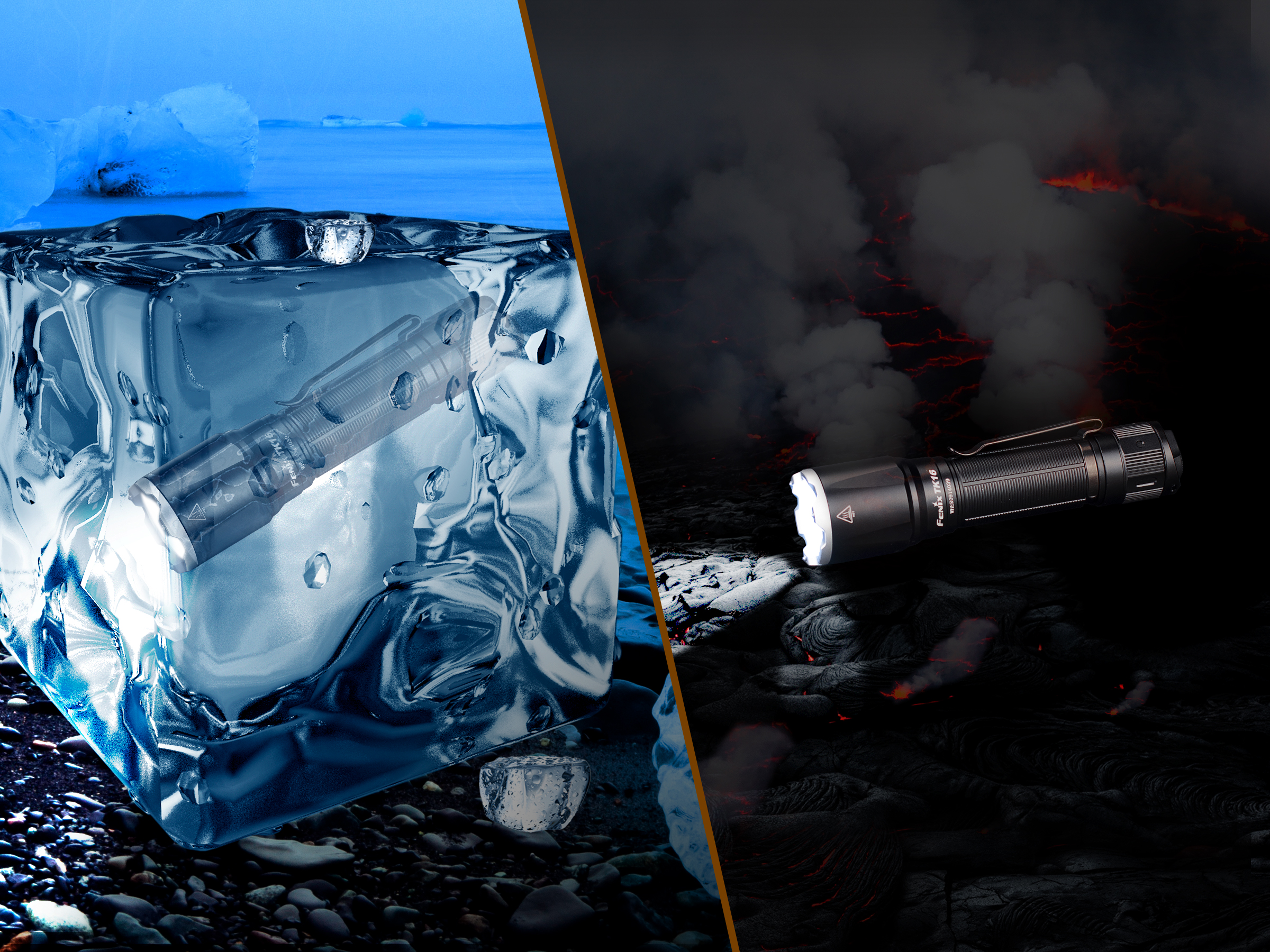 Latarka taktyczna LED Fenix TK16 V2.0 czarna - obrazek 3