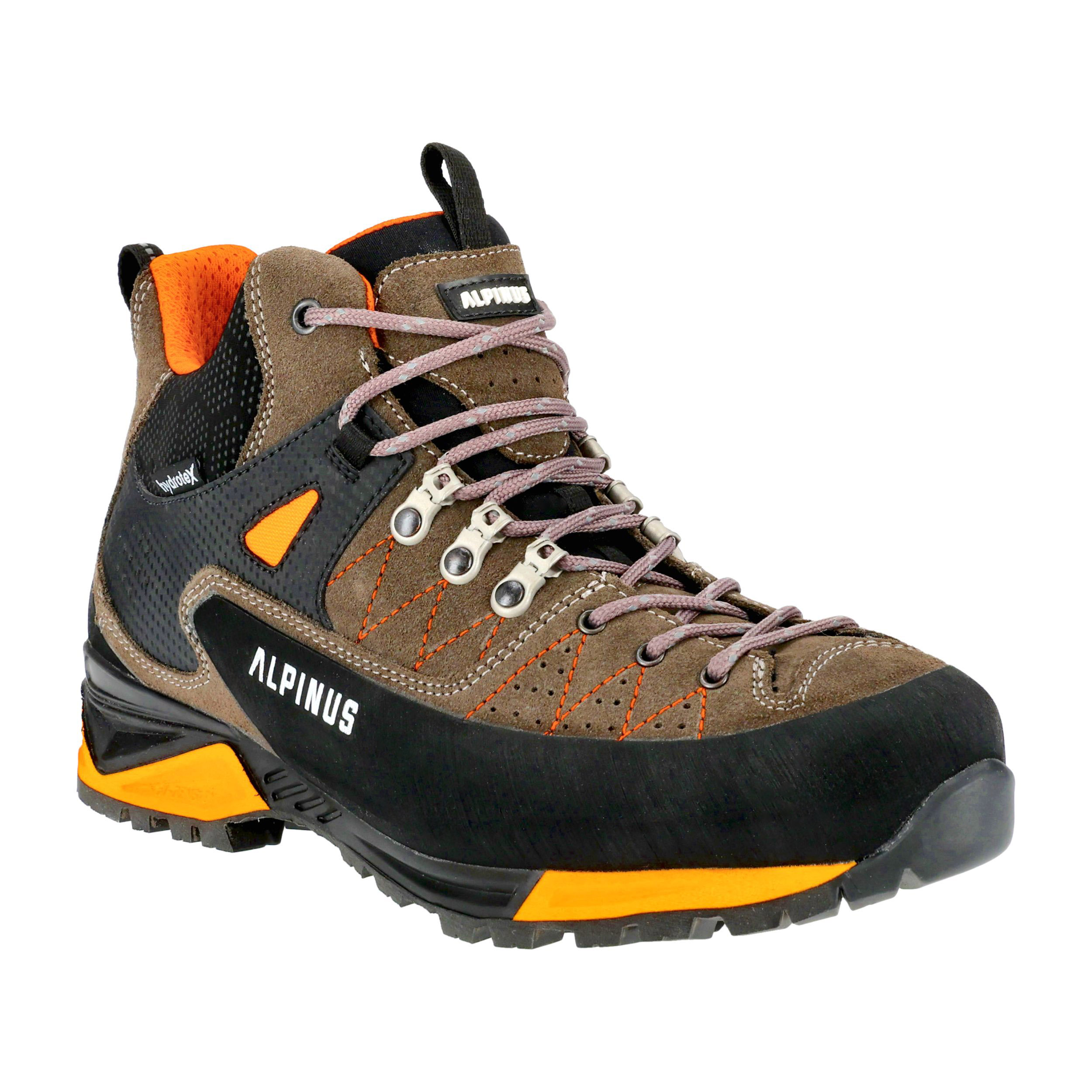 Buty męskie Alpinus The Ridge Mid Pro antracytowo-pomarańczowe 41 - obrazek 2