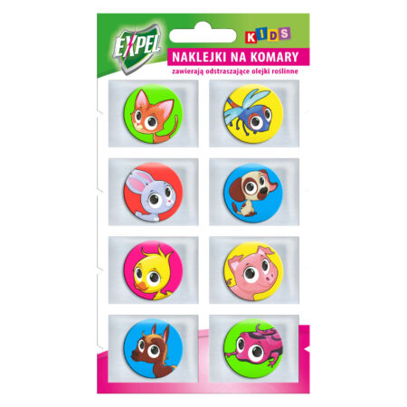 Naklejki dla dzieci Expel na komary 8 szt.